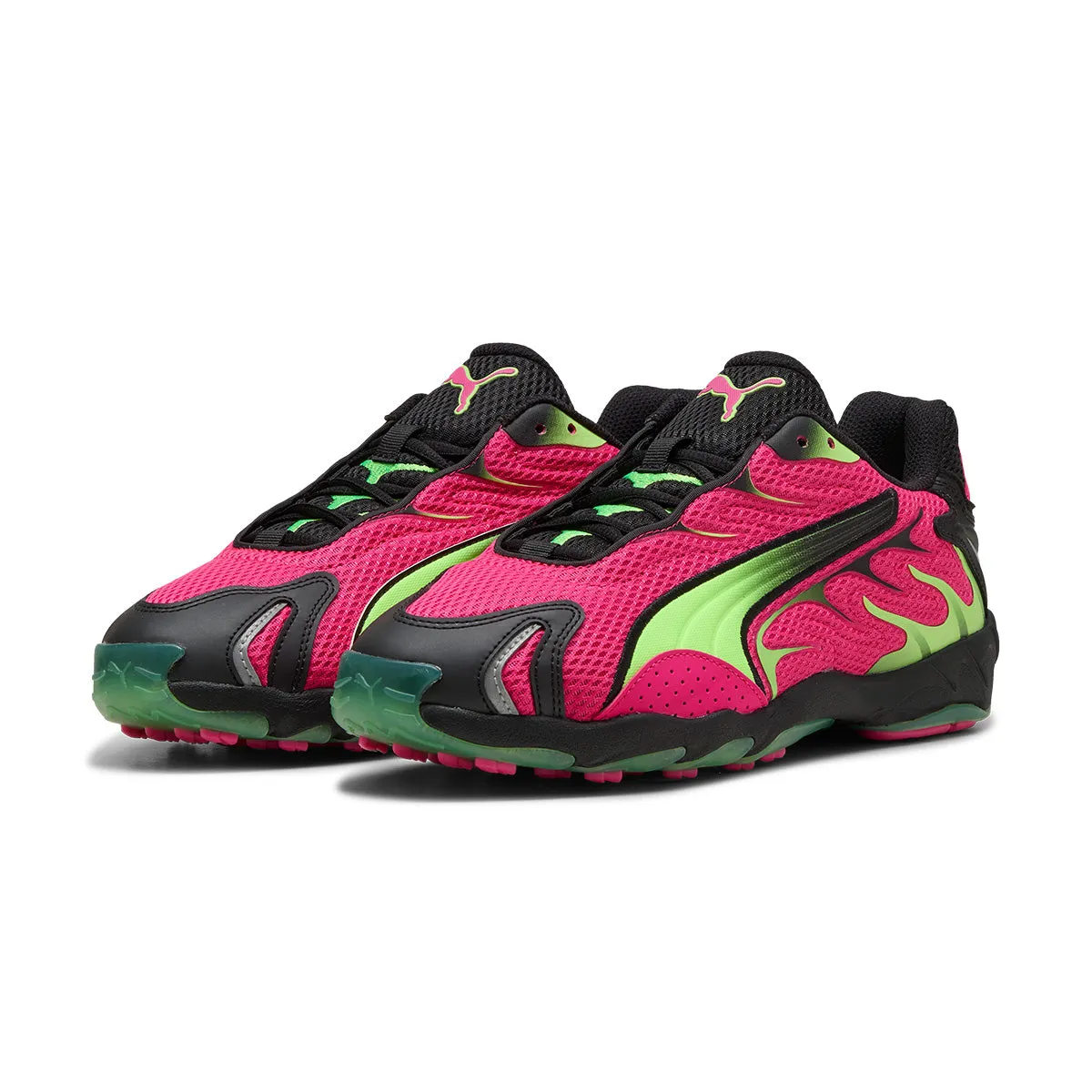 Anti Slip Frost Safe Inhale 'Fluro Pink Pes Green Glare'