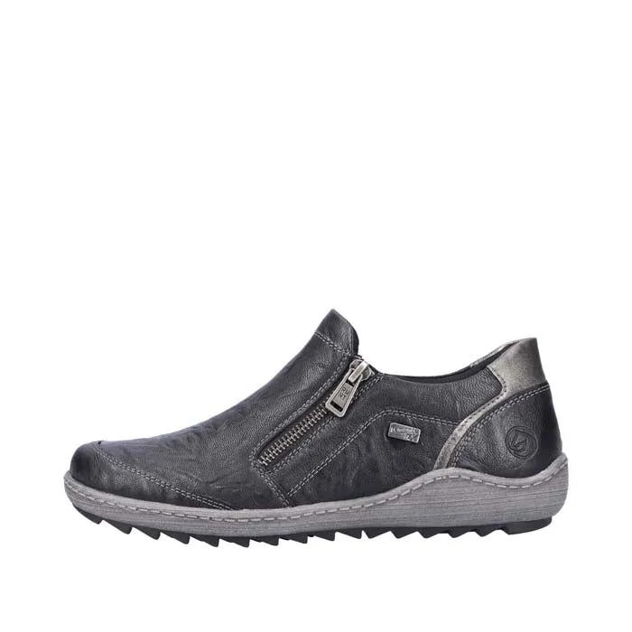 Womens Remonte Liv 28 in Schwarz/Schwarz/Altsilber Pure Comfort