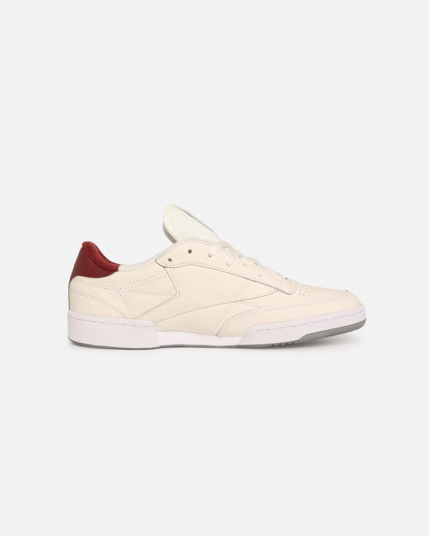 Reebok Club C 85 Vintage White/Burgundy Kids Fun