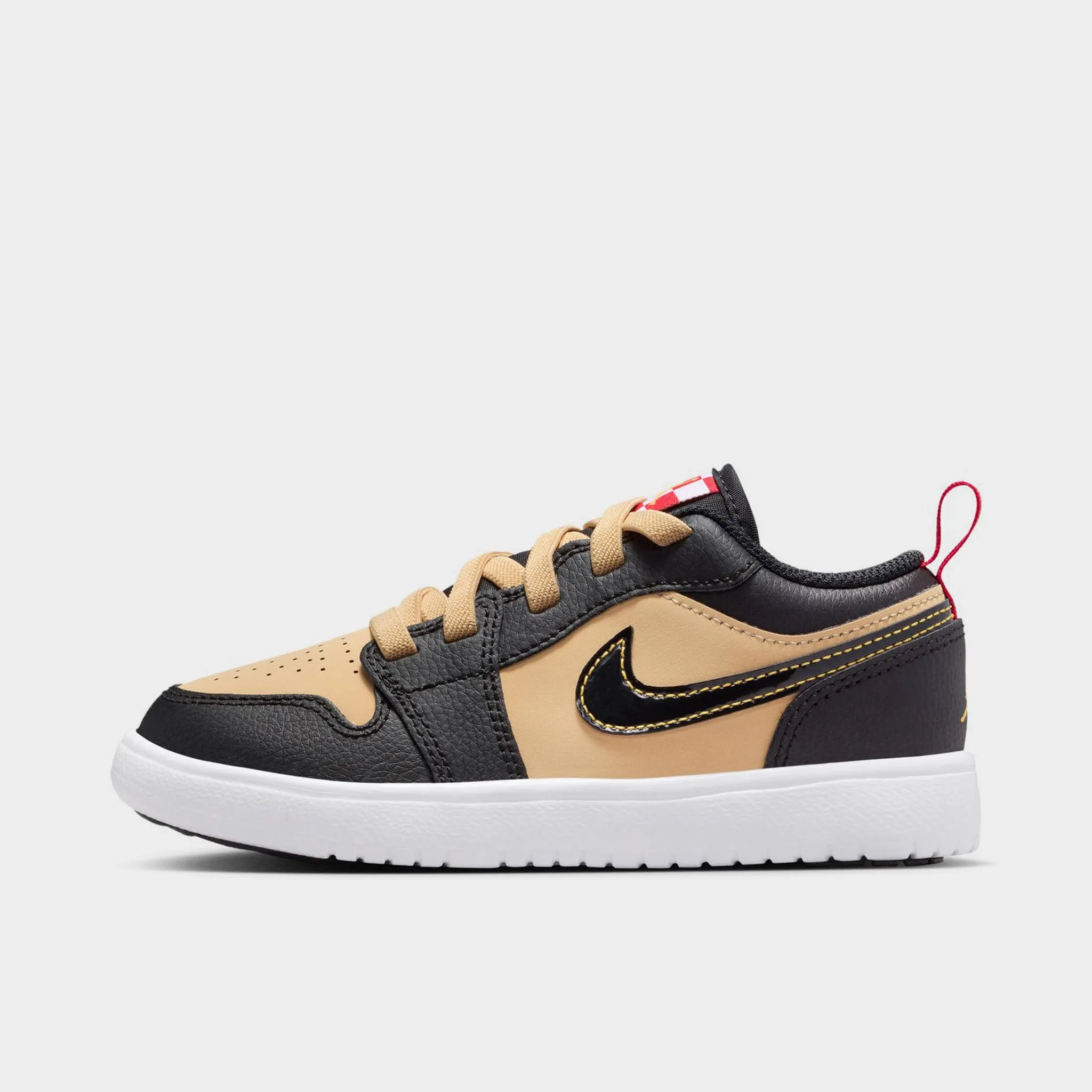 Ease Style Jordan 1 Low SE PS Sesame / Fire Red - Black