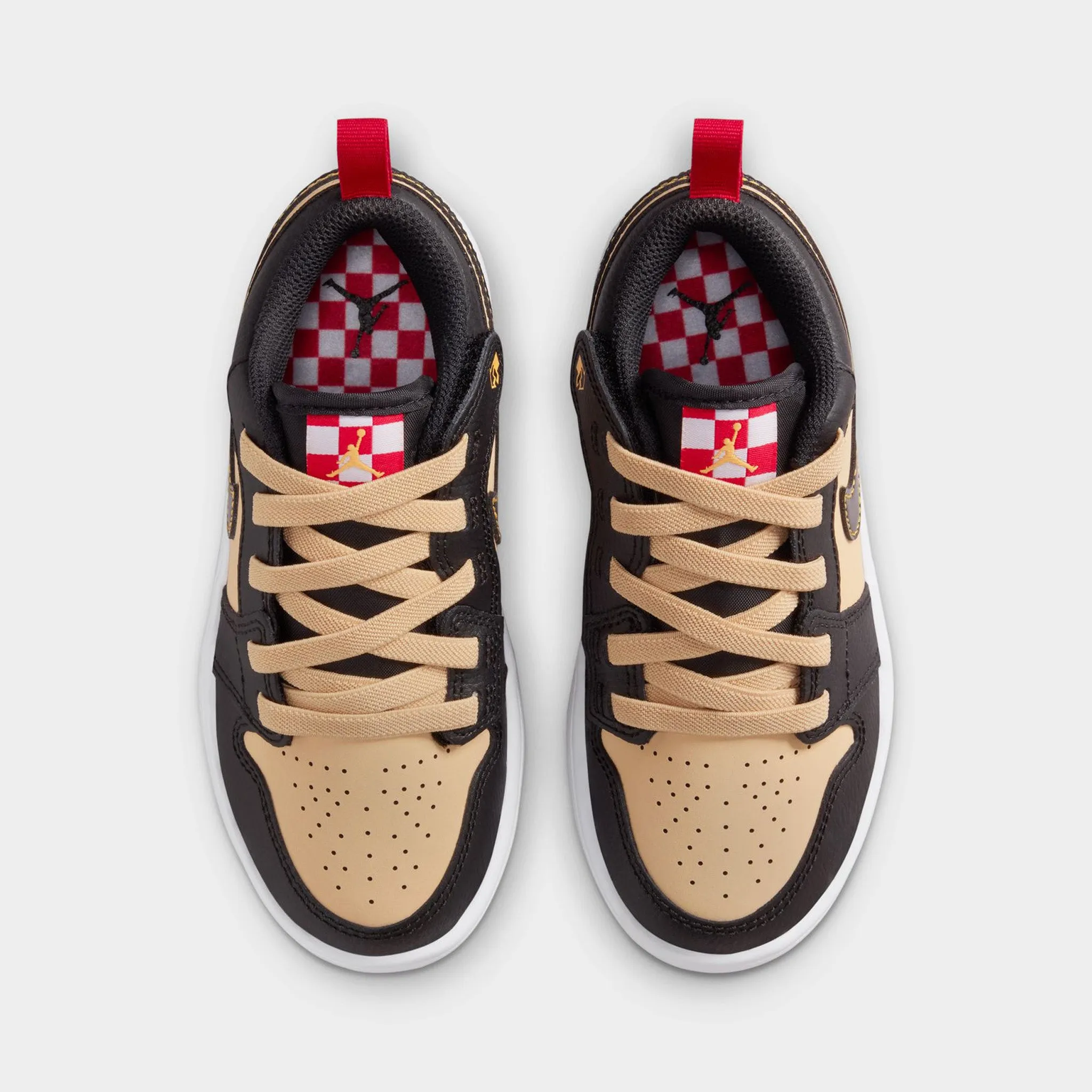Jordan 1 Low SE PS Sesame / Fire Red - Black Harbor Mood Action Ready