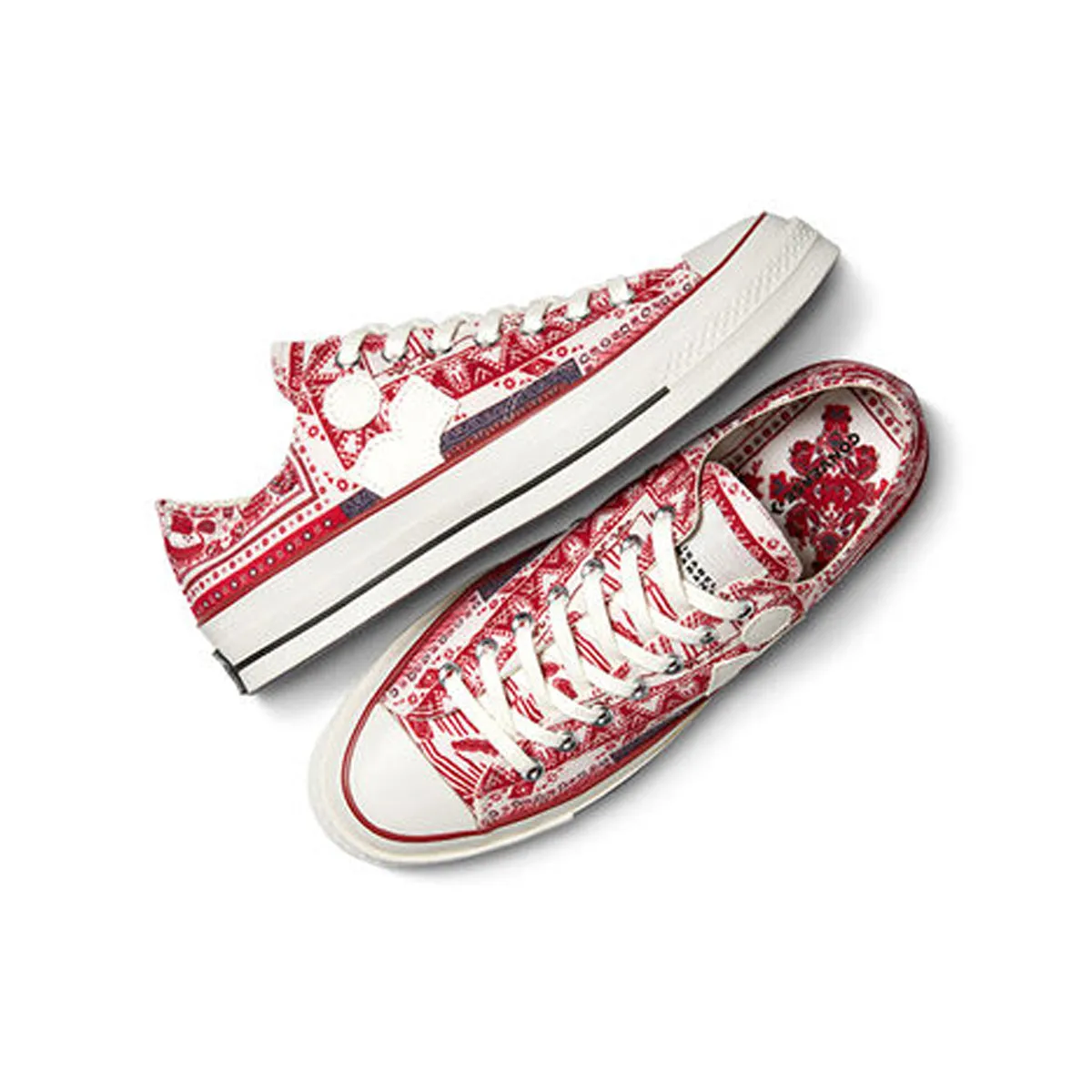   Isabel Marant Chuck 70 'Vanilla Ice Red' shallowest