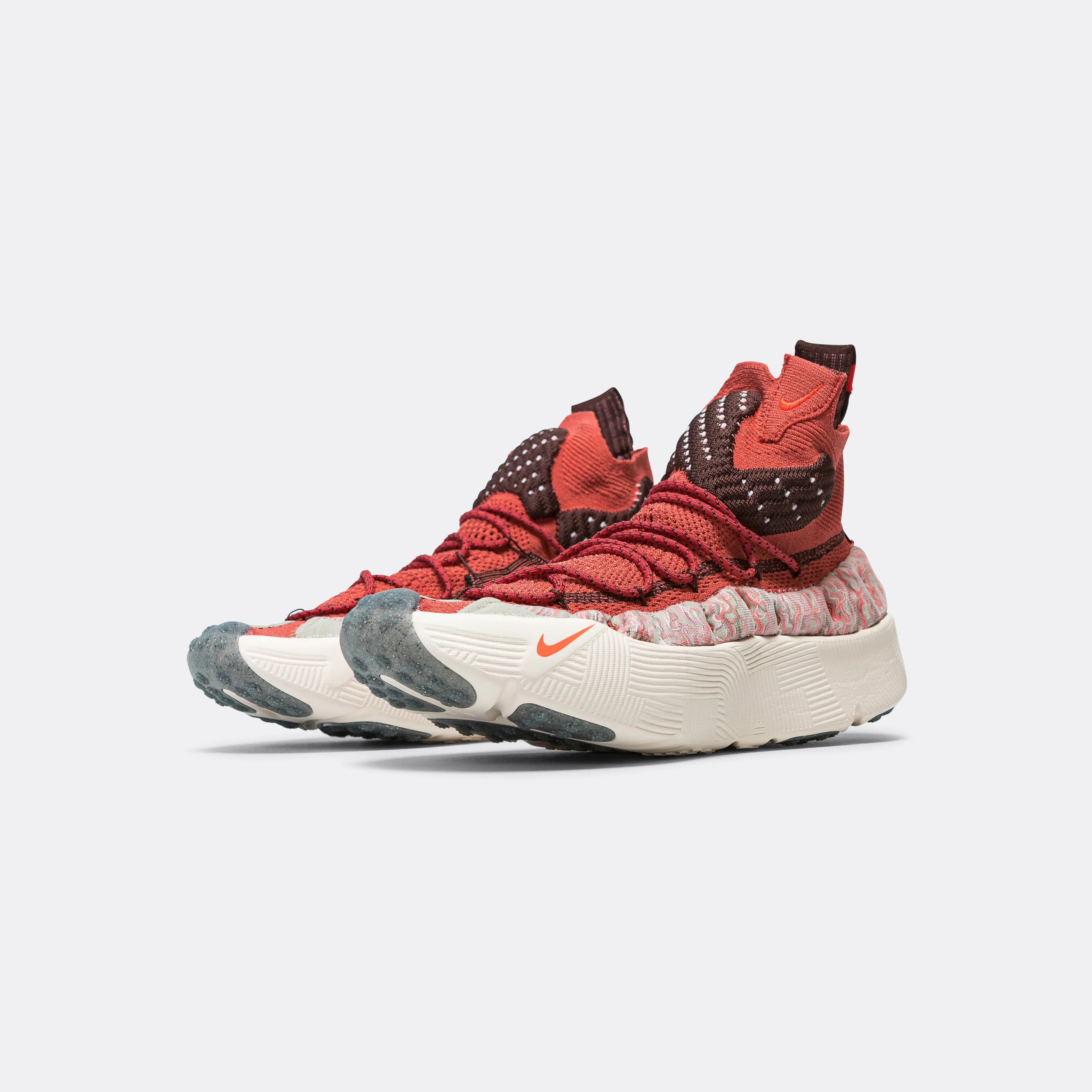 ISPA Sense Flyknit - Adobe/Bright Crimson-Guava Ice Anti Friction Insole Sport Casual