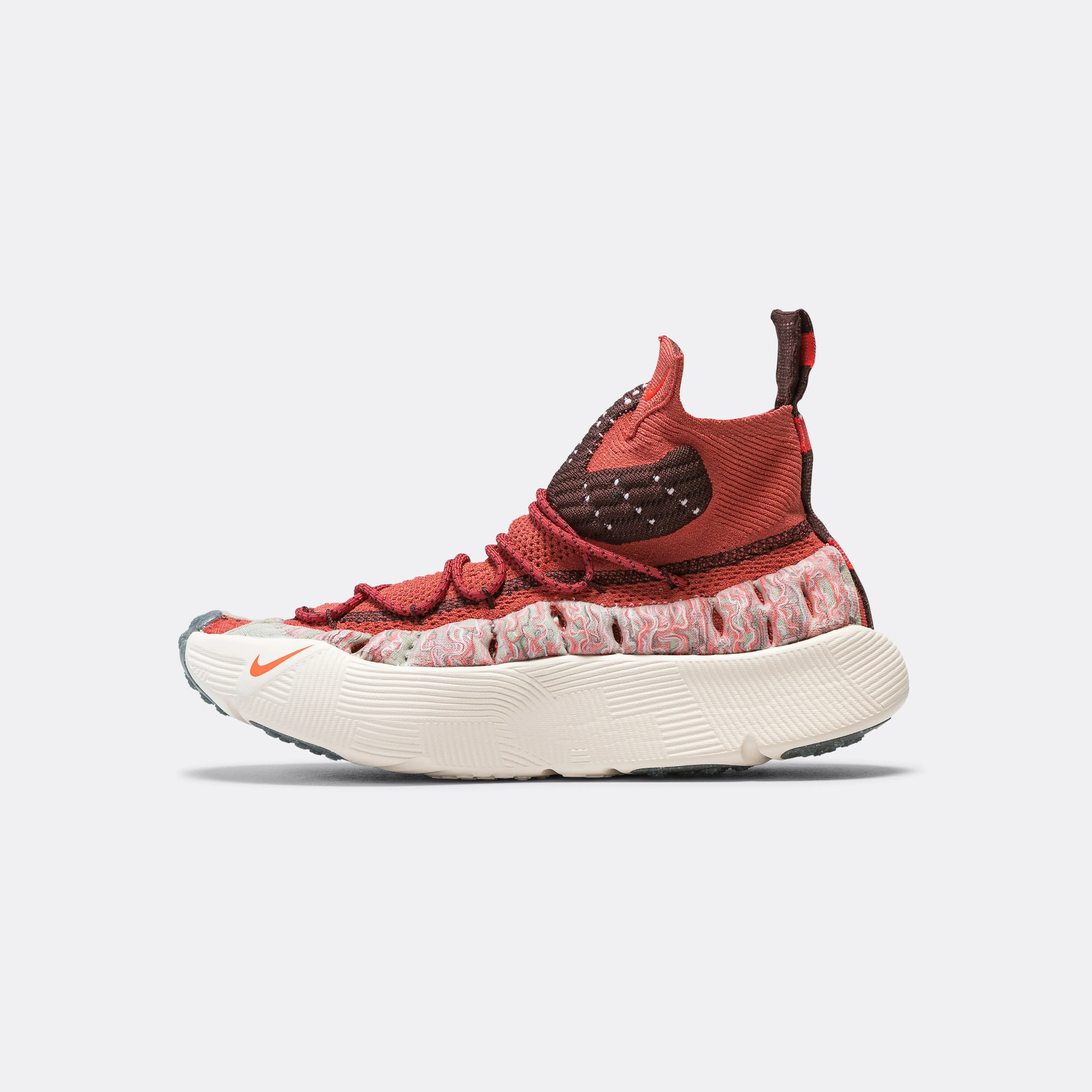 ISPA Sense Flyknit - Adobe/Bright Crimson-Guava Ice Weekend Vibe All Day Support