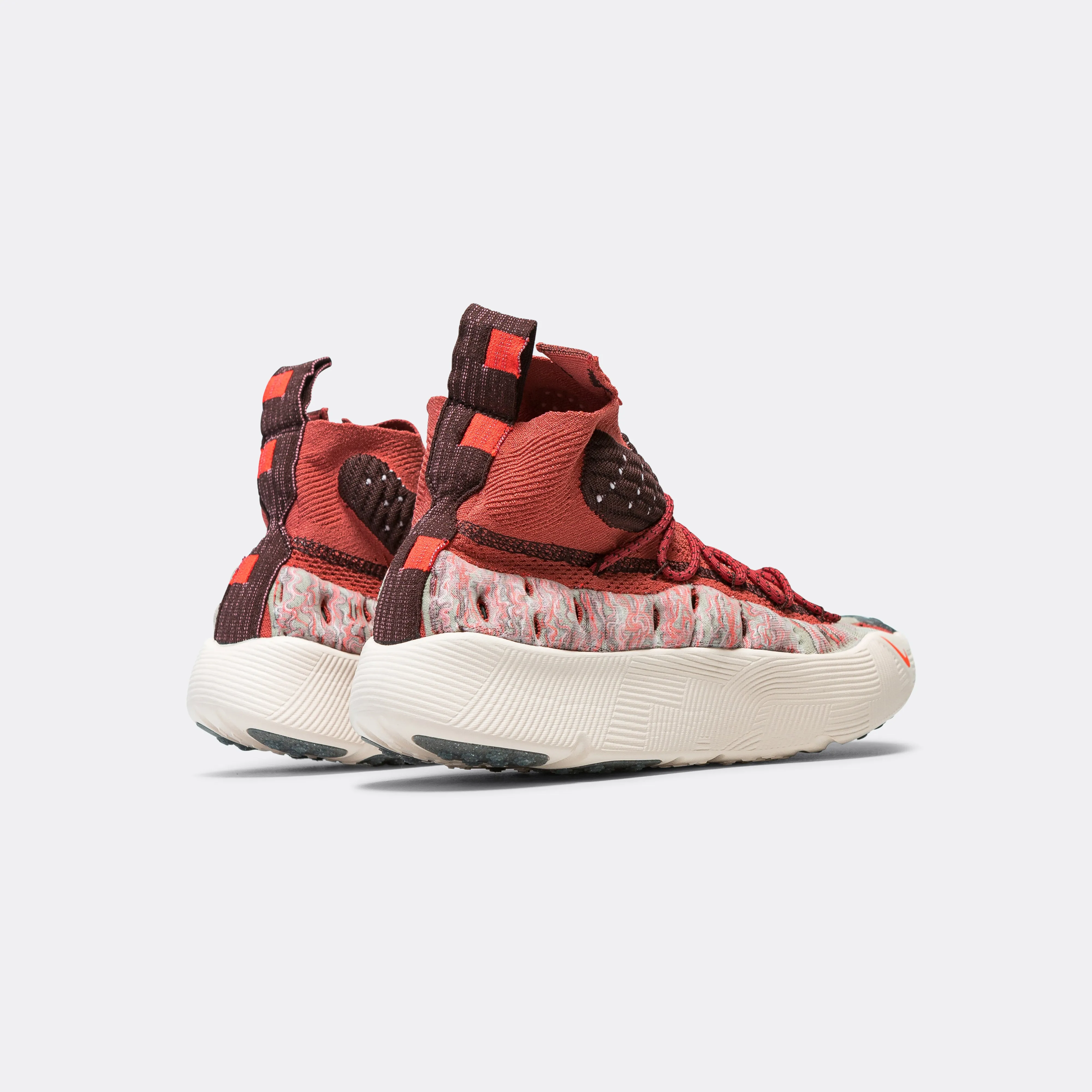 Breathable Jacquard Weave ISPA Sense Flyknit - Adobe/Bright Crimson-Guava Ice
