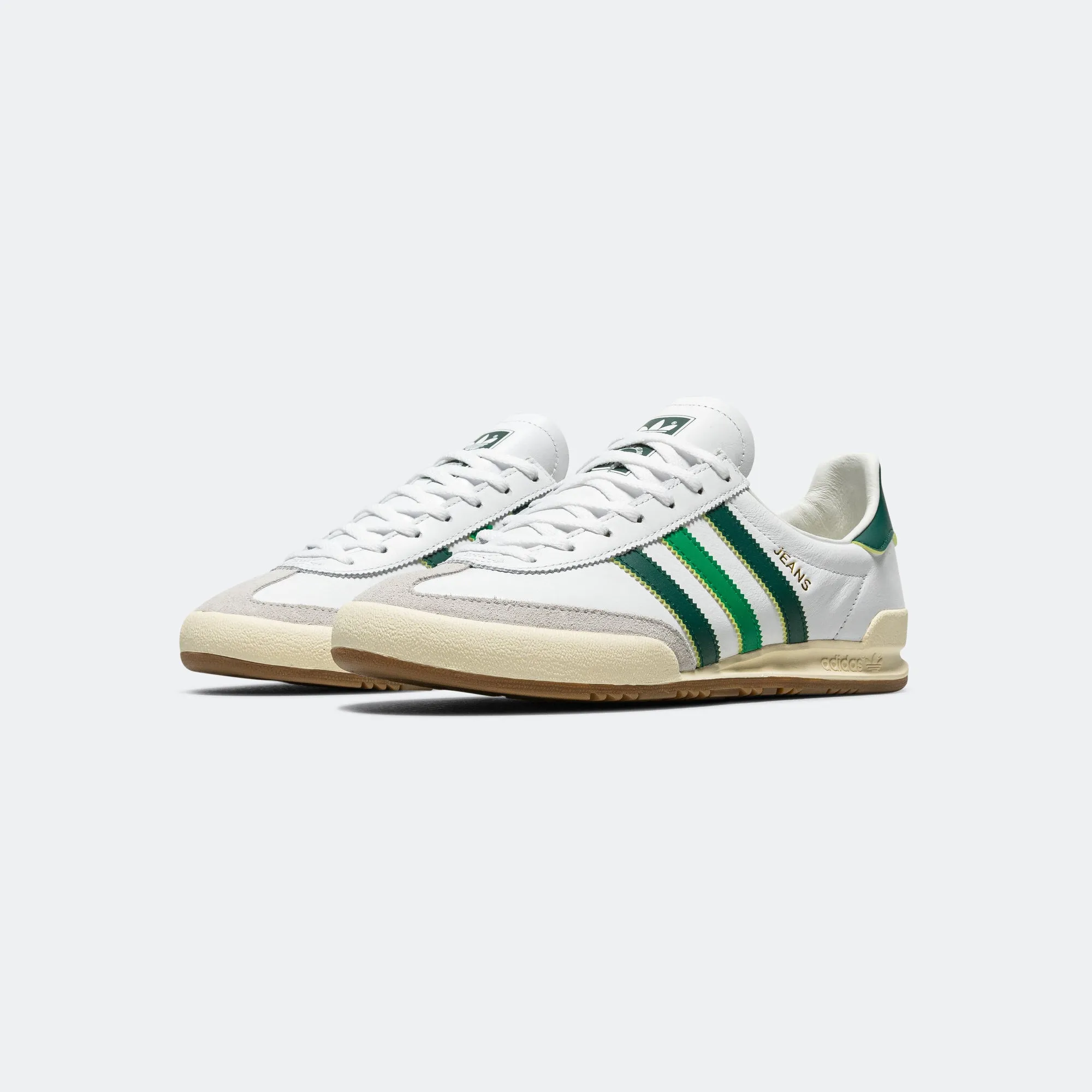 Rocker Sole Technology Reliable Wear Jeans - Footwear White/Core Green-Crystal White