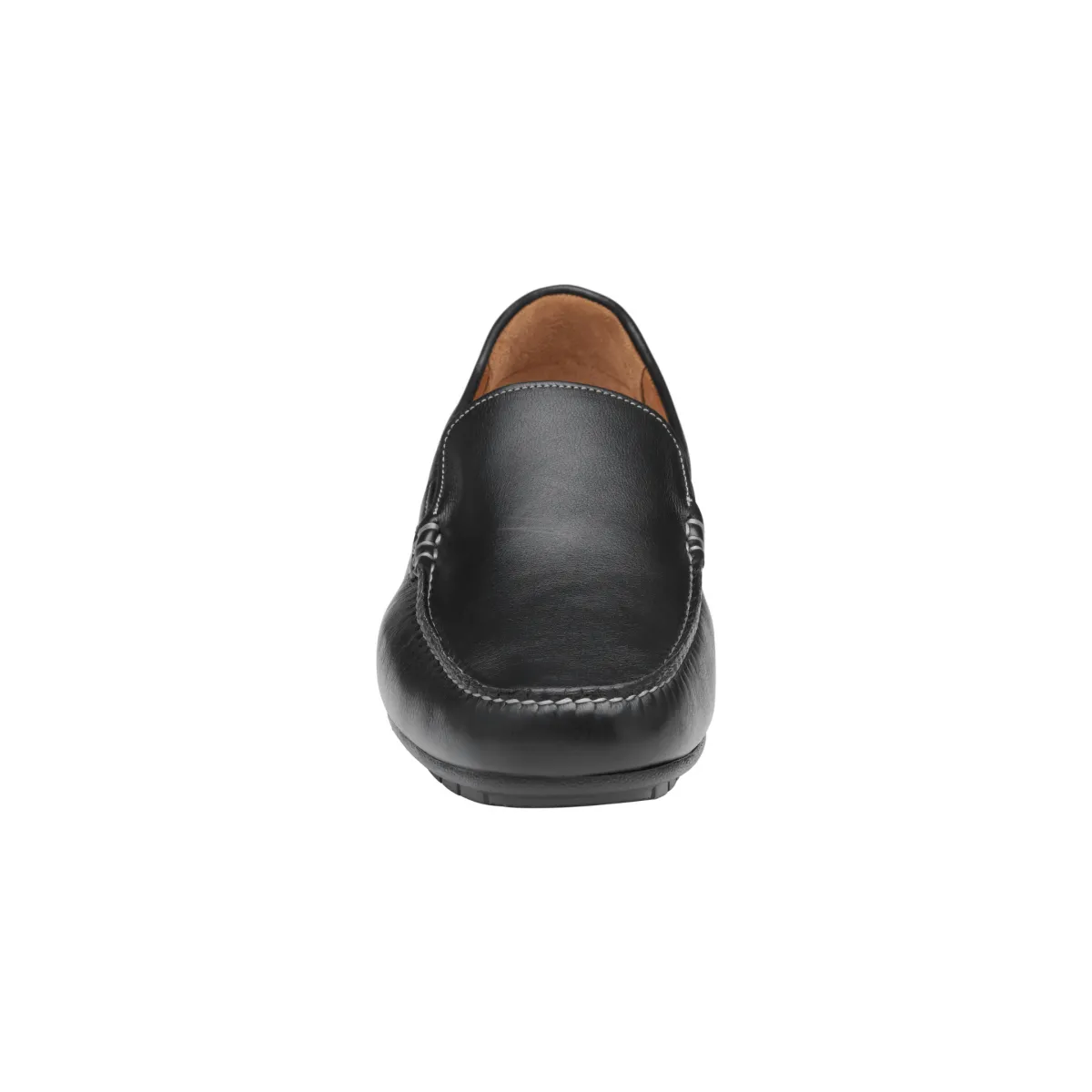 Slim Look Johnston & Murphy Men's Cort Moc Venetian Black Full Grain Leather