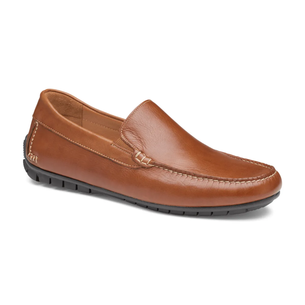 Legacy Fit Easy Pace Johnston & Murphy Men's Cort Moc Venetian Tan Full Grain Leather