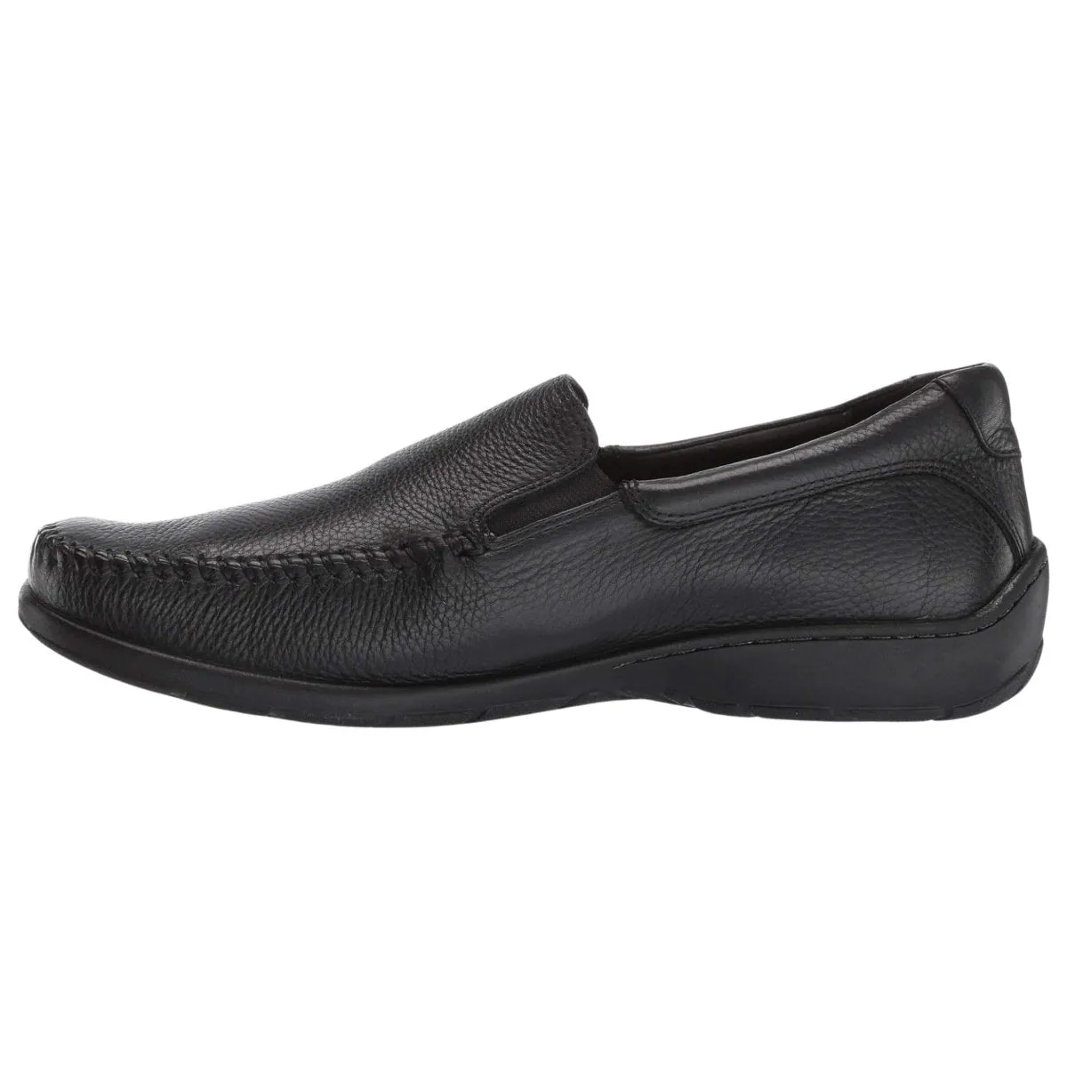 Johnston & Murphy Men's Crawfoord Venitian Black Leather Luxurious Footwear