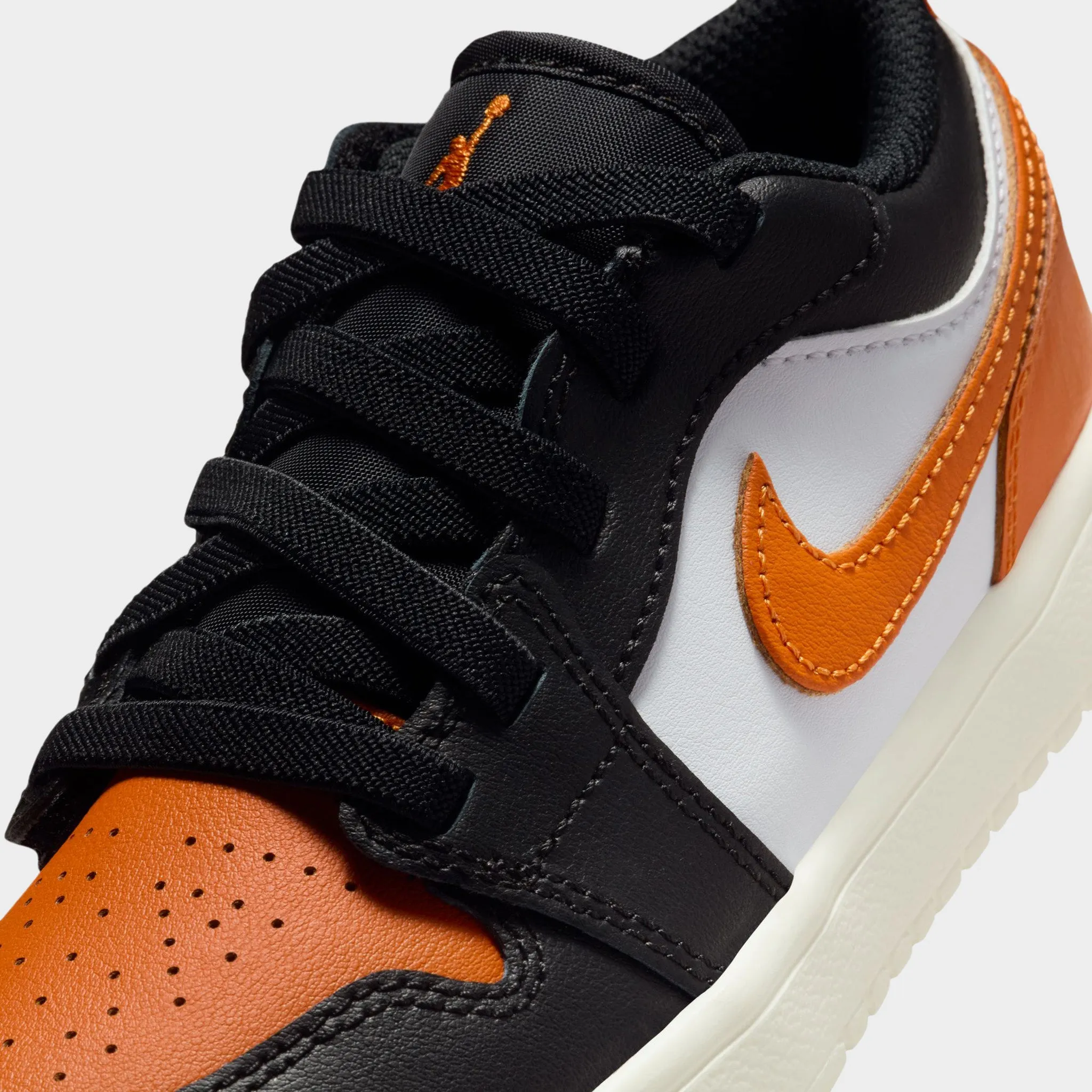 Jordan 1 Low Alt PS Black / Starfish - White Dog Jog