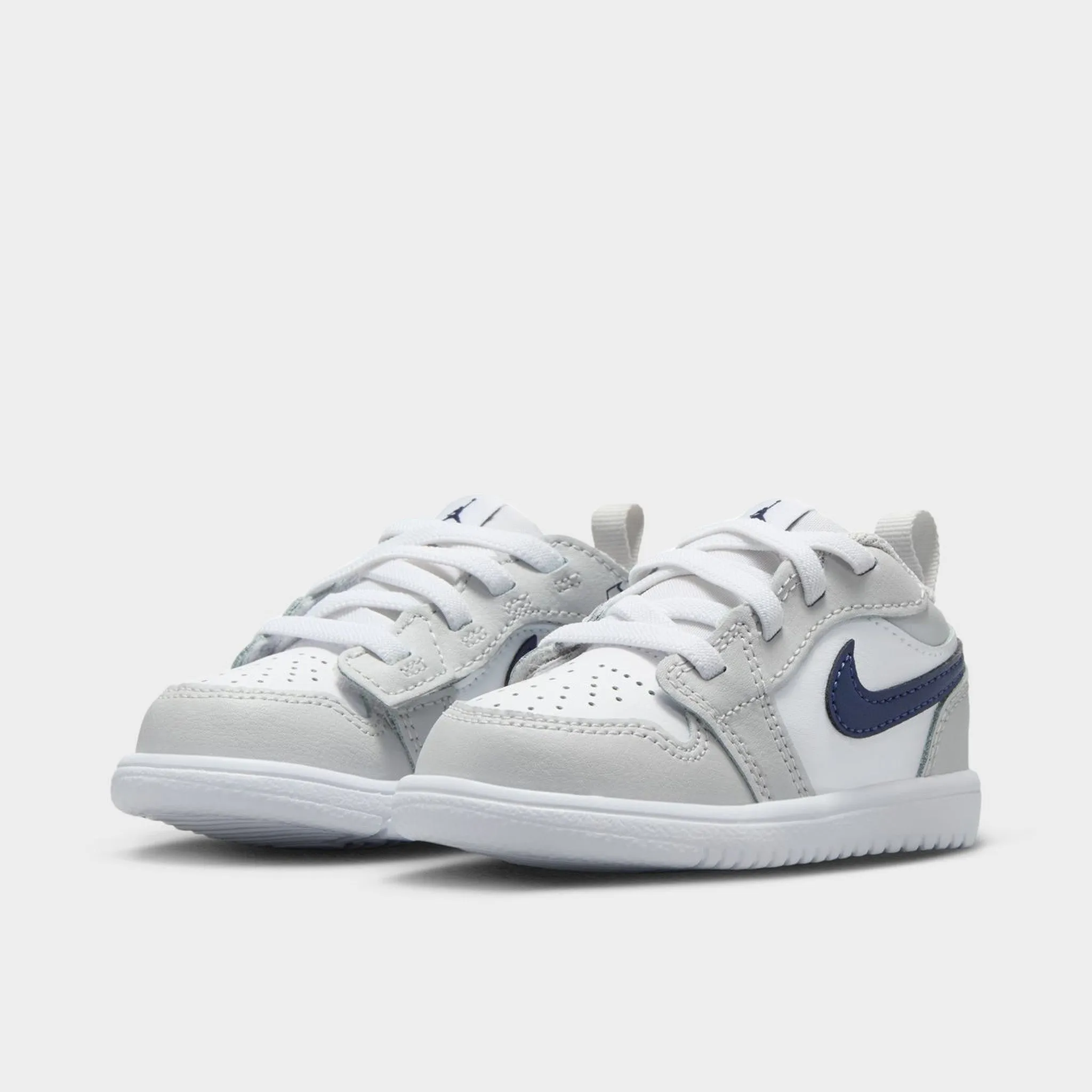 Jordan 1 Low Alt TD White / Midnight Navy - Neutral Grey Elastic Sling