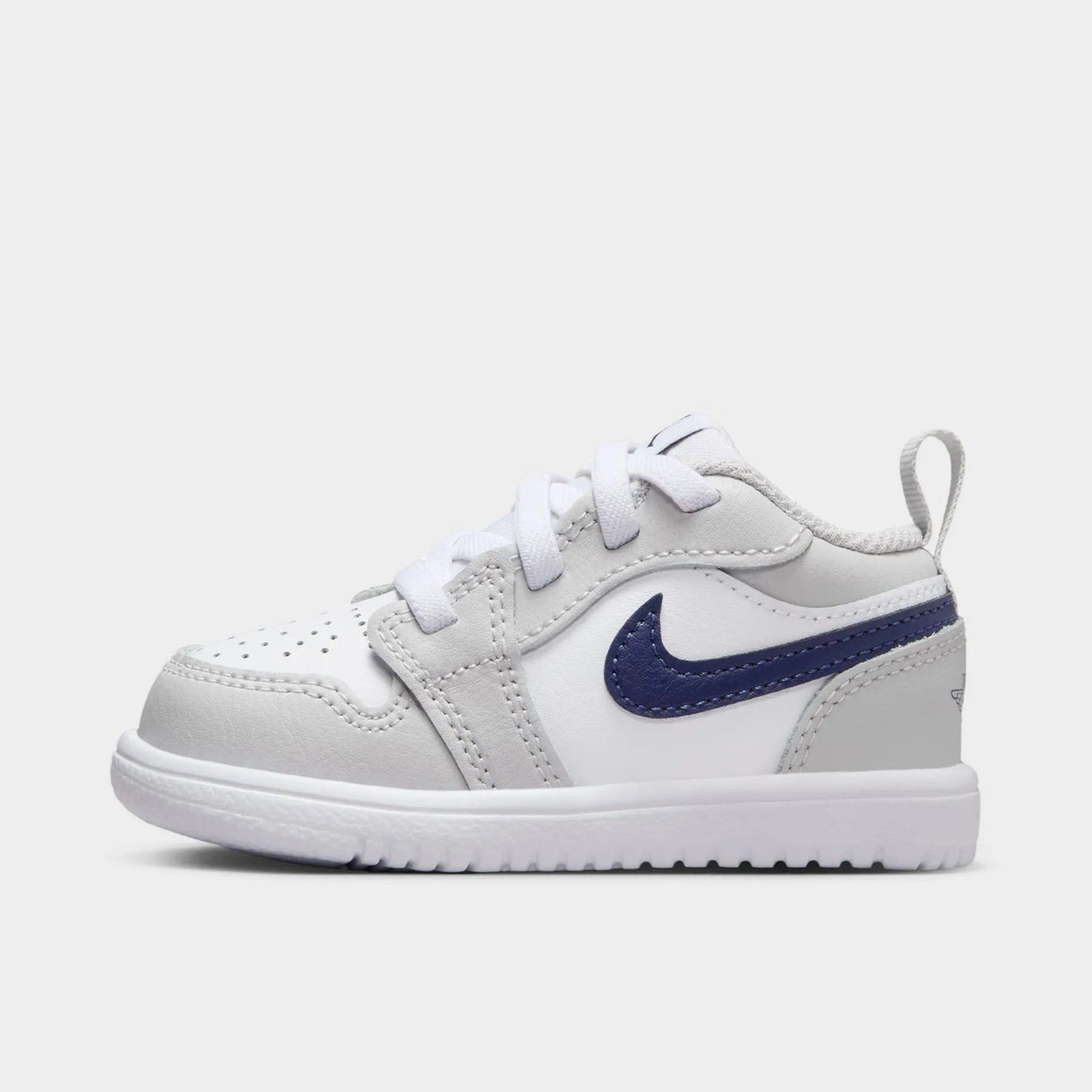 Jordan 1 Low Alt TD White / Midnight Navy - Neutral Grey Soft Lining Comfort toe