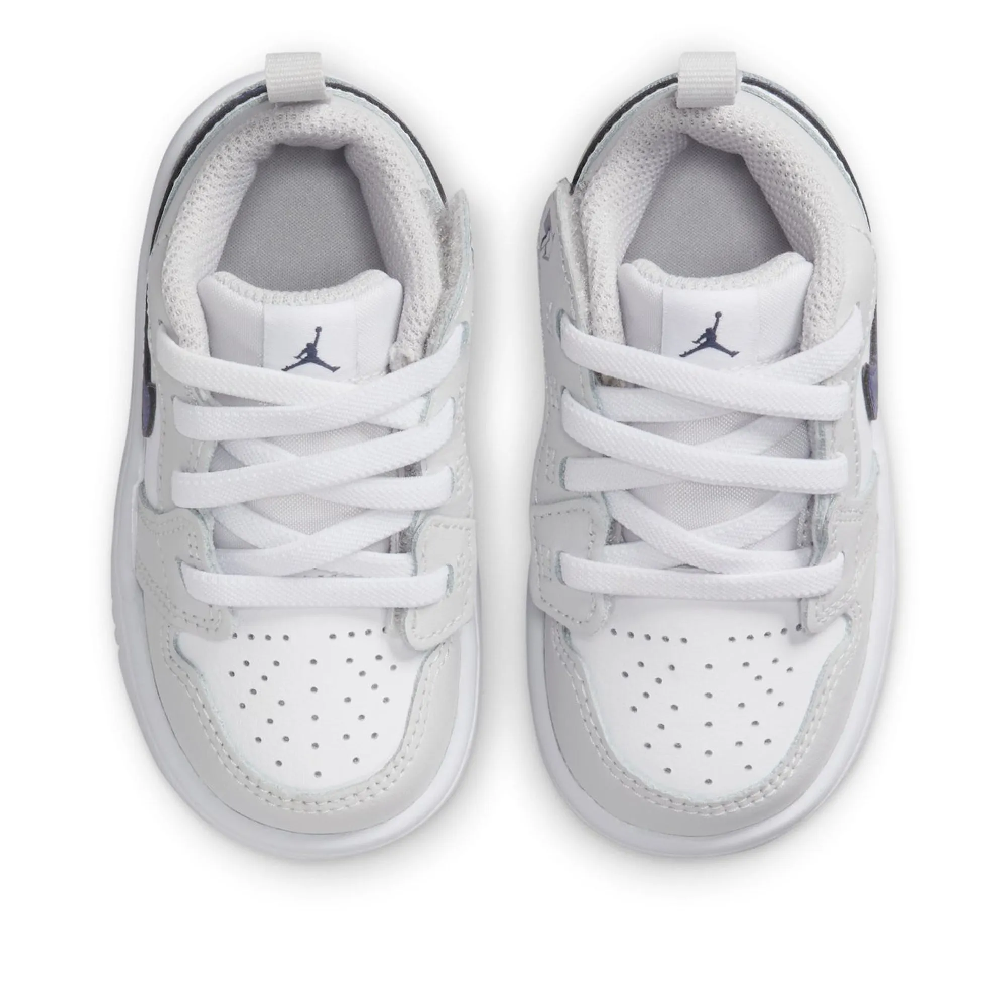 Street Movement Recycled Material Design Jordan 1 Low Alt (TD) - White/Midnight Navy