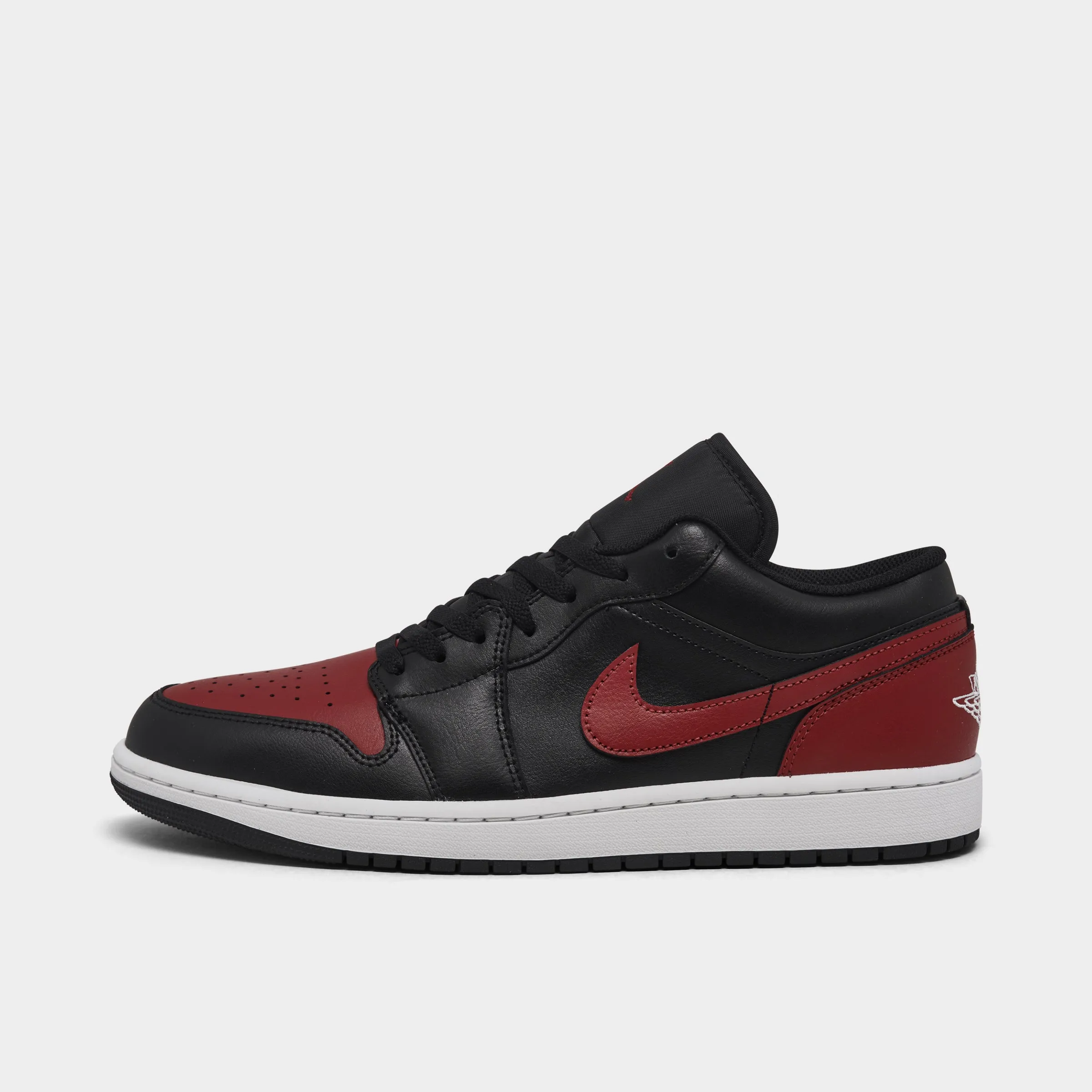 Easy Slip-On Jordan 1 Low Black / Varsity Red - Summit White