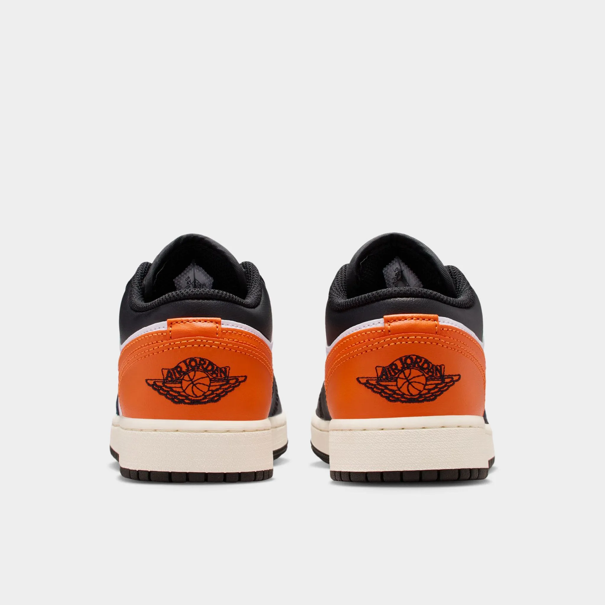 Tea Run Effortless Step Jordan 1 Low GS Black / Starfish - White