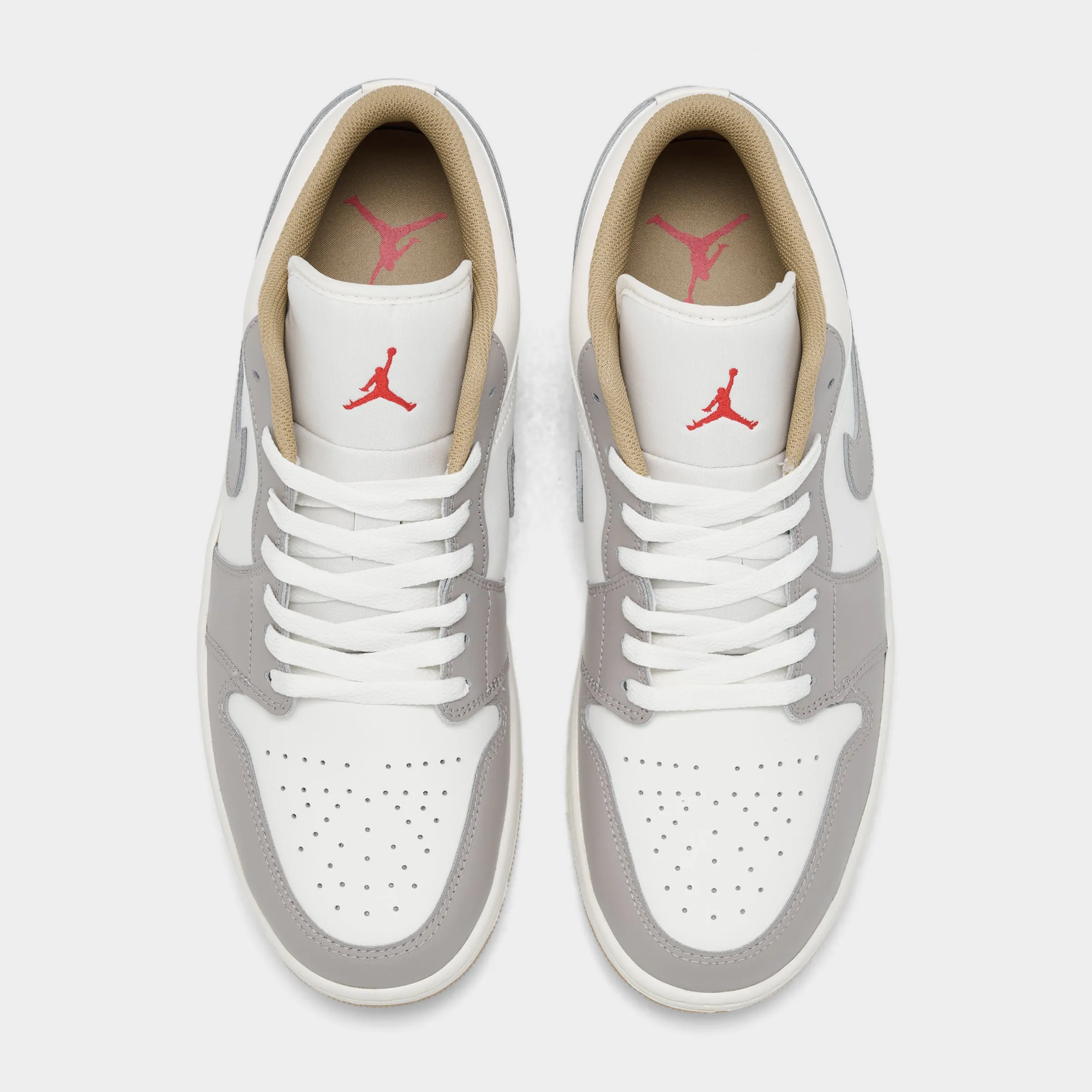 Jordan 1 Low Sail/Fire Red-College Grey Mountain Strong
