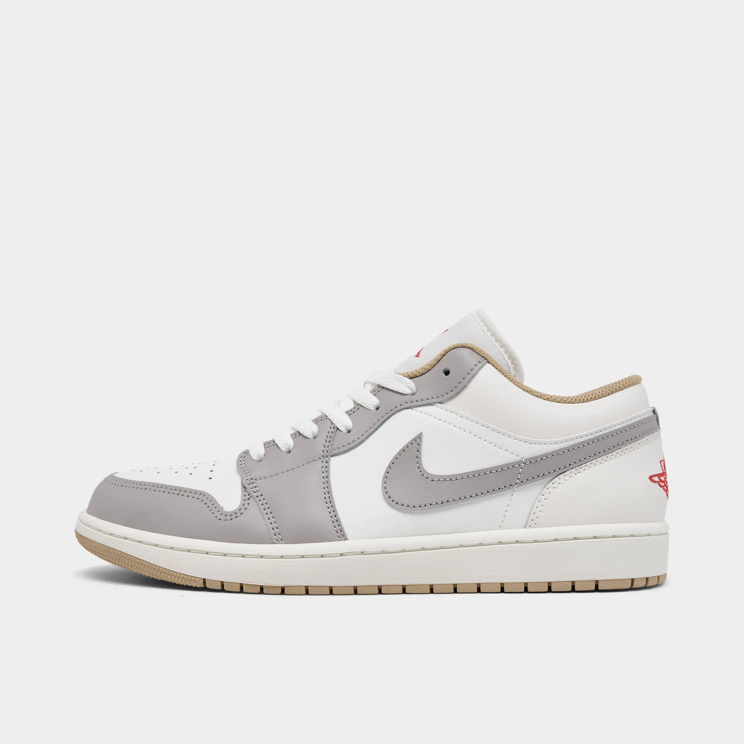 Classic Shoes Jordan 1 Low Sail/Fire Red-College Grey