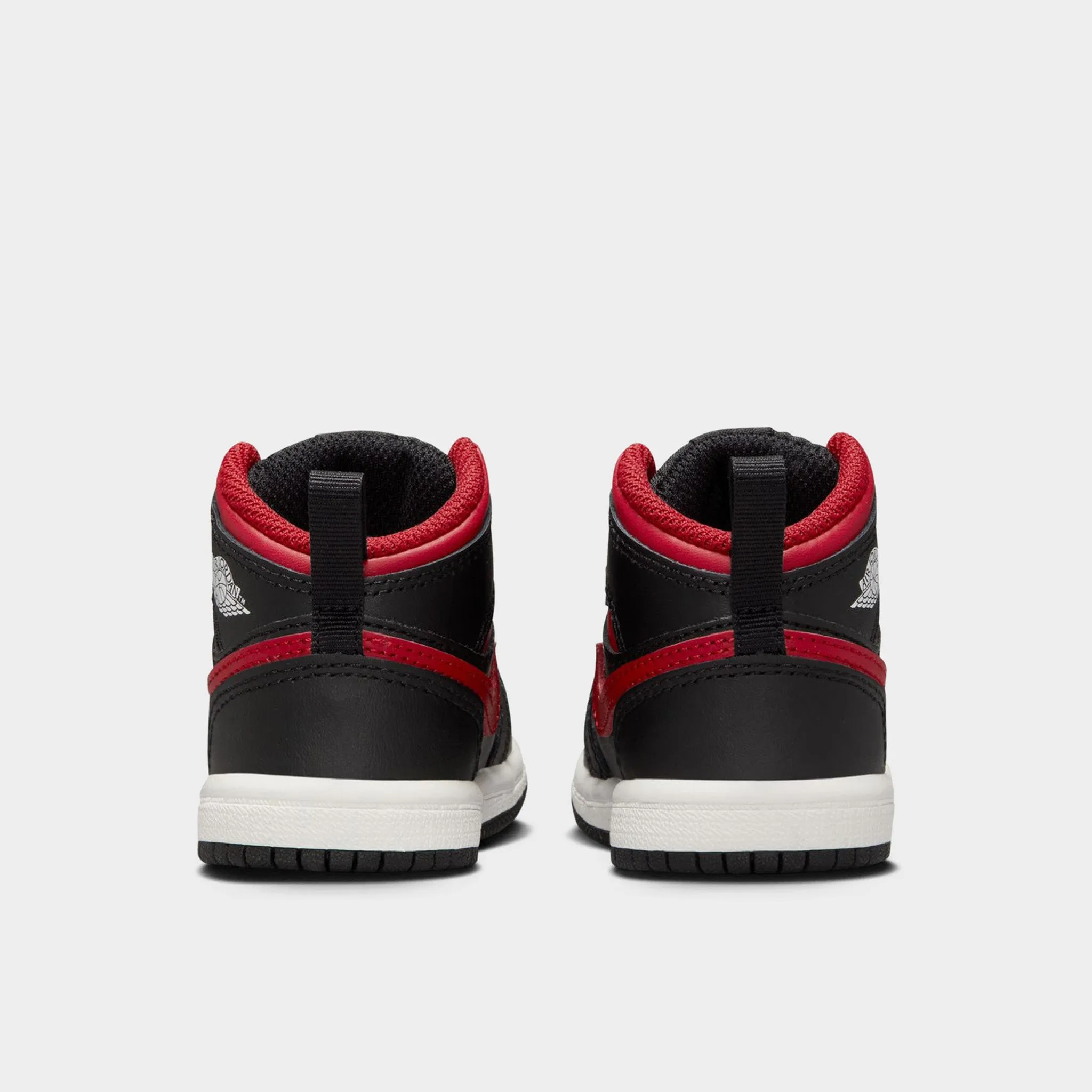 Daily Grace Jordan 1 Mid TD Black / Varsity Red - Summit White