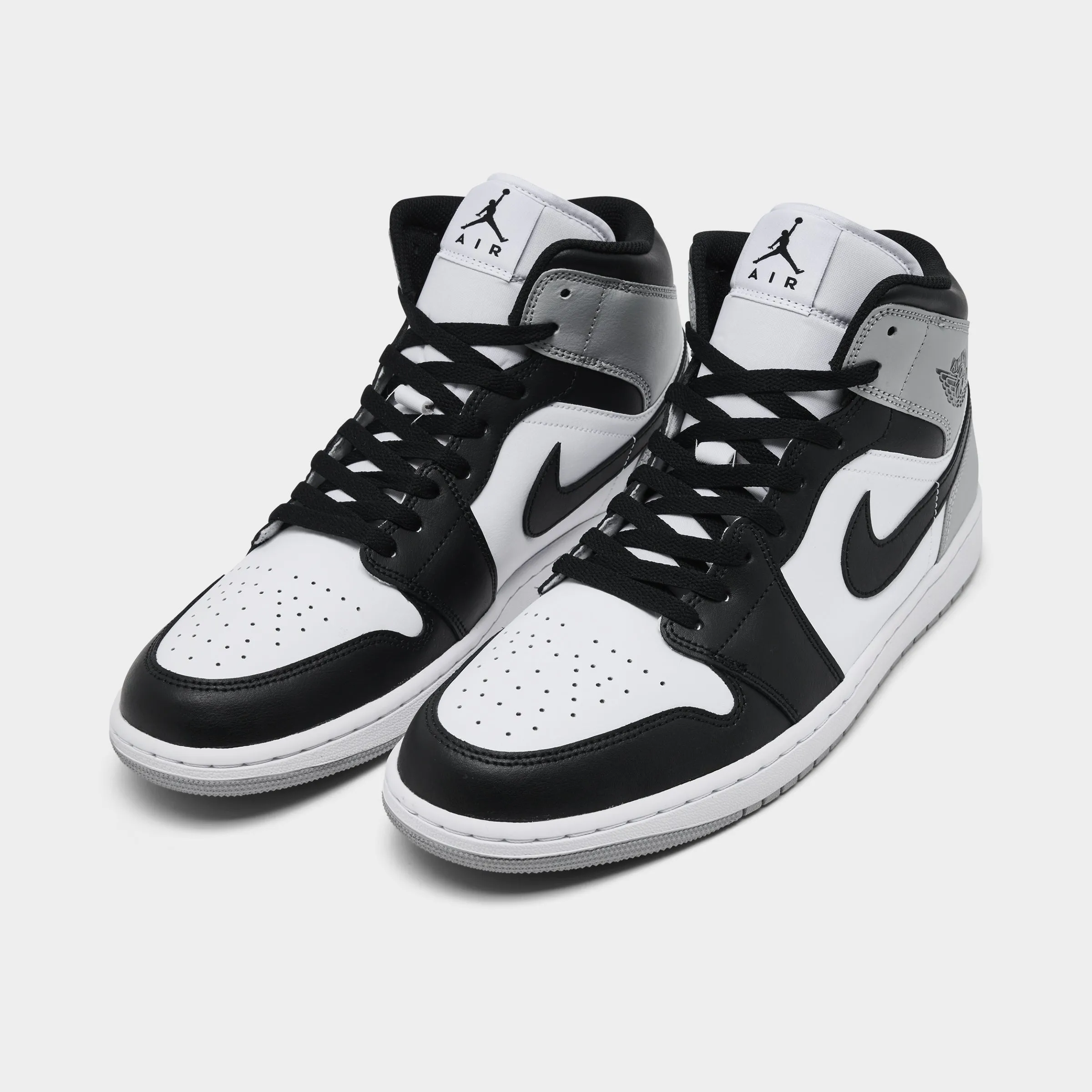 Smart Fit Holiday Outfit Jordan 1 Mid White / Black - Light Smoke Grey