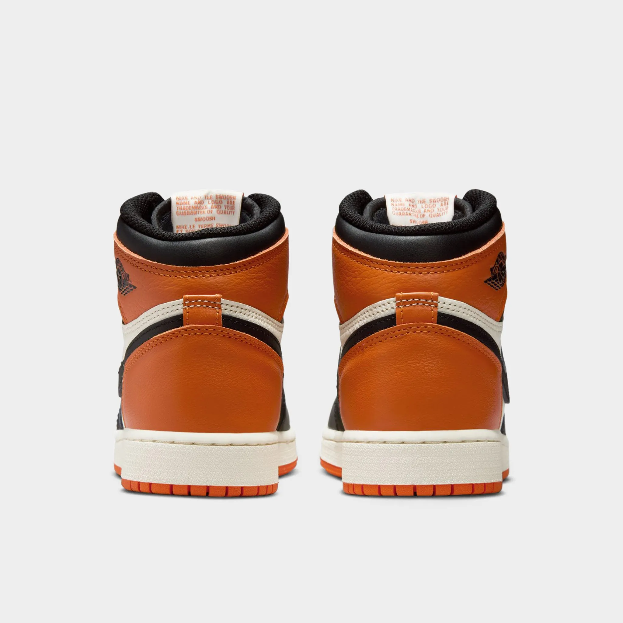 No Fuss Jordan 1 Retro High OG GS Black / Sail - Starfish