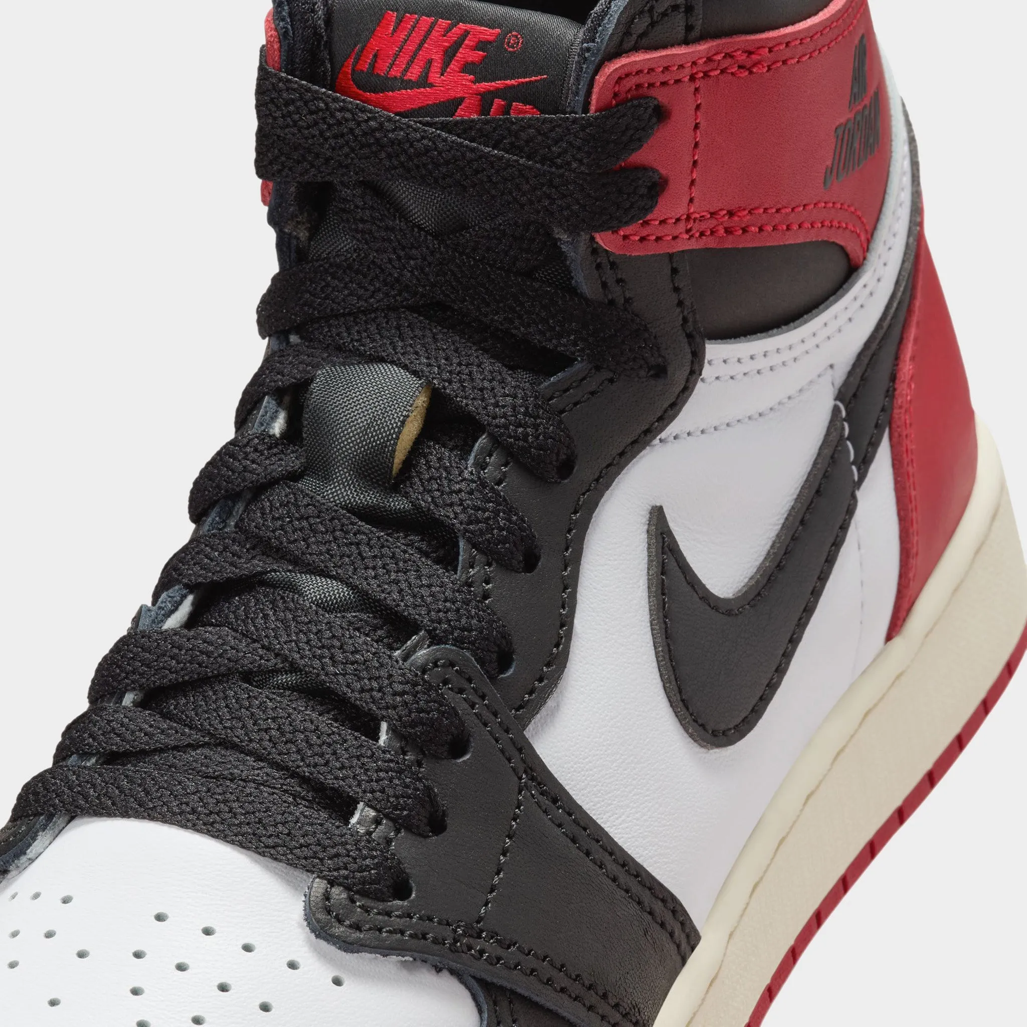 Fitness Jordan 1 Retro High OG GS White / Black - Varsity Red