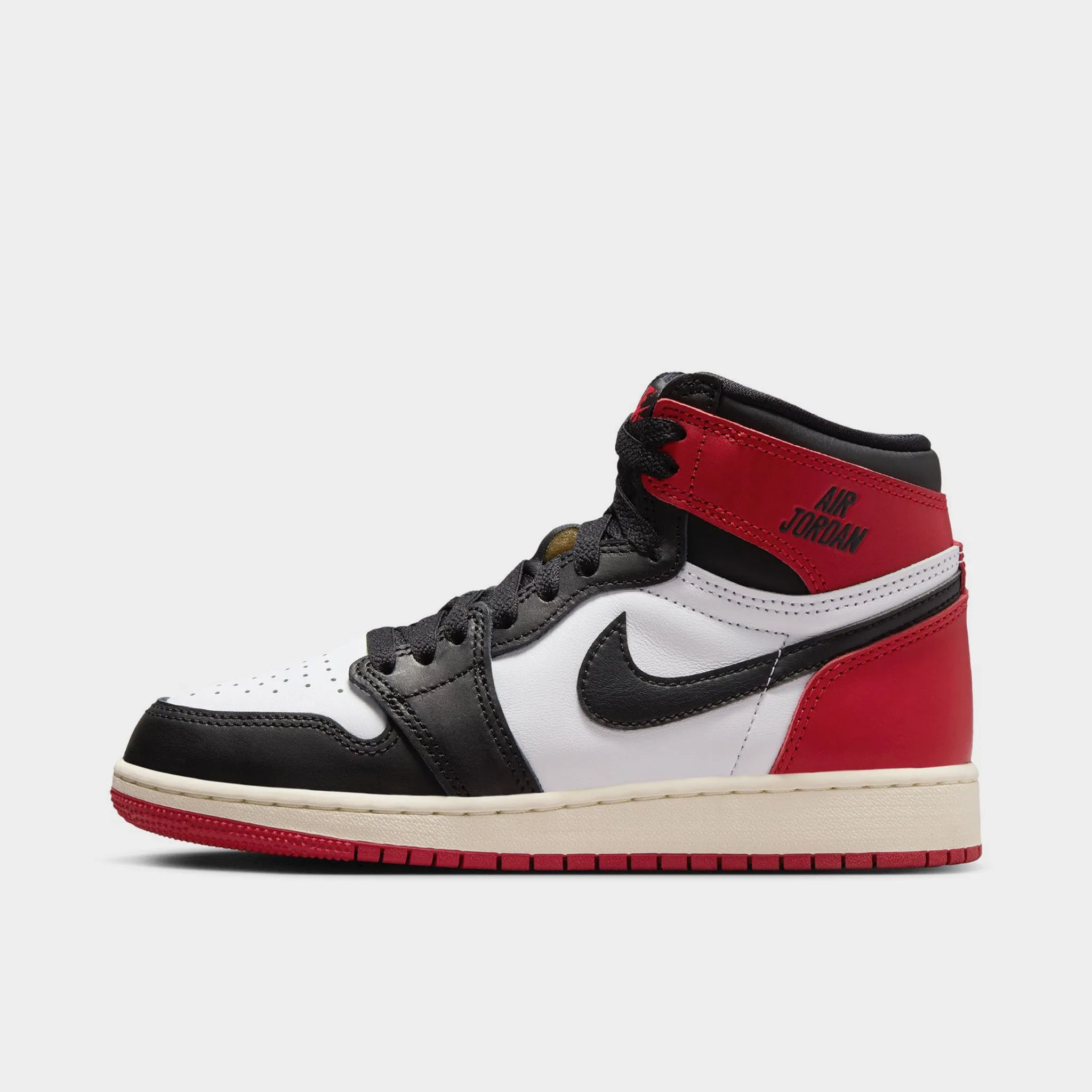 Classic Base Jordan 1 Retro High OG GS White / Black - Varsity Red