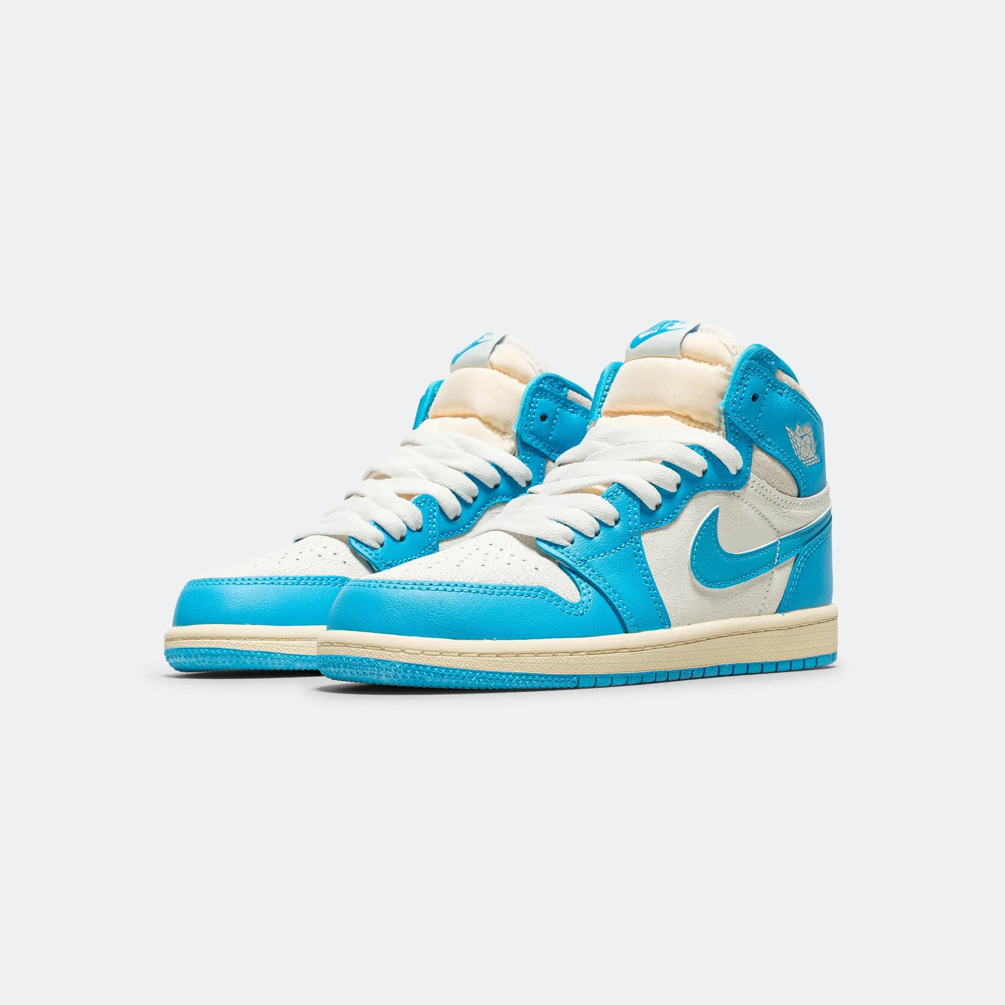 Soft Collar Jordan 1 Retro High OG (PS) - Dark Powder Blue/Sail