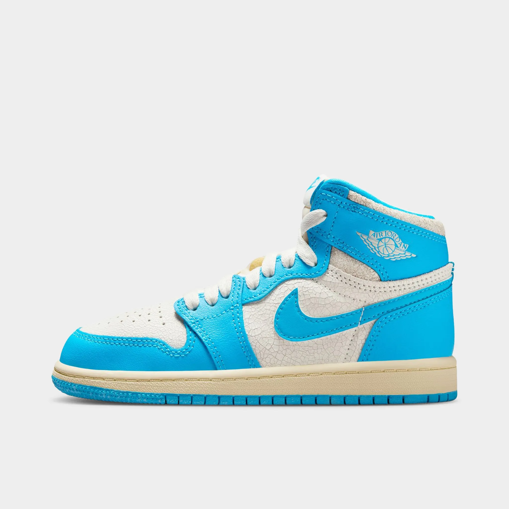 Early Jog Jordan 1 Retro High OG PS Dark Powder Blue / Sail