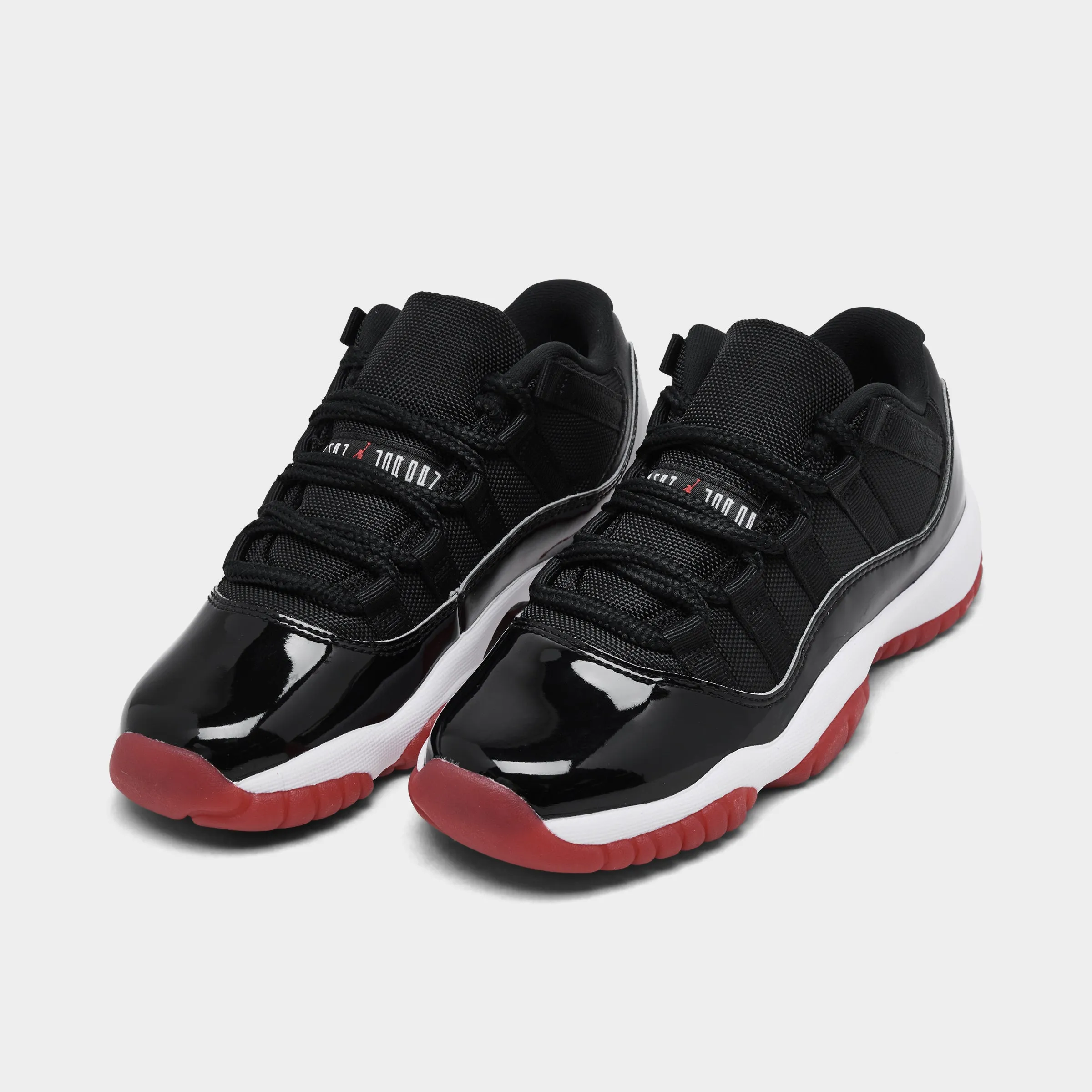 Jordan 11 Retro Low GS Black / Varsity Red - White Winter Warm