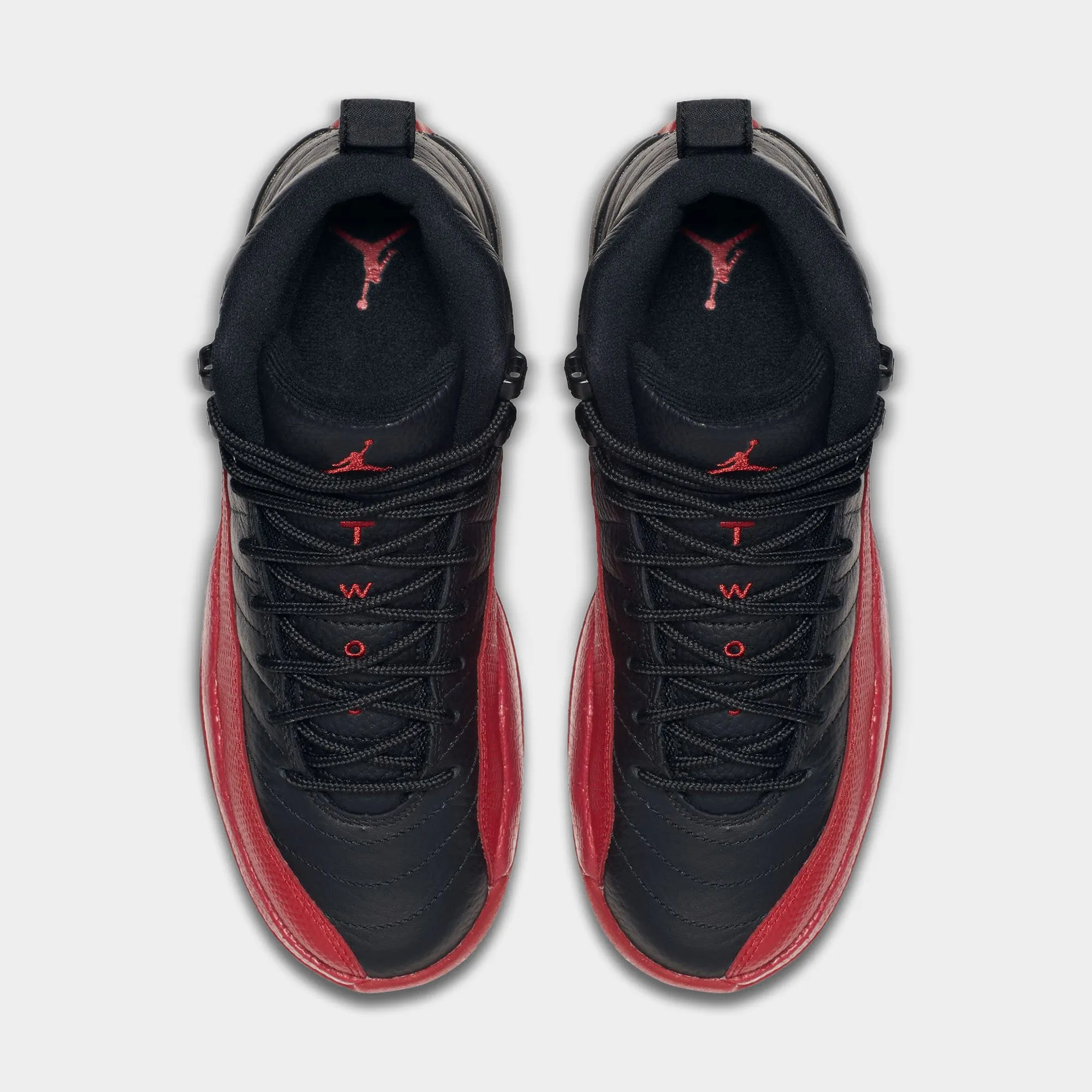 Wool Warm Comfortable Jordan 12 Retro GS Black / Varsity Red