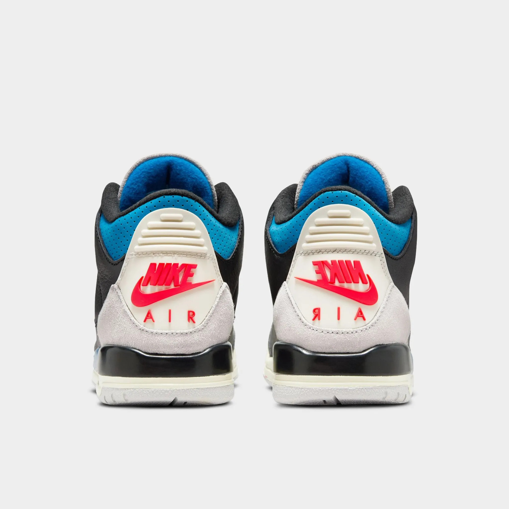 Jordan 3 Retro OG GS Black / Chile Red - Neutral Grey Comfort Bend