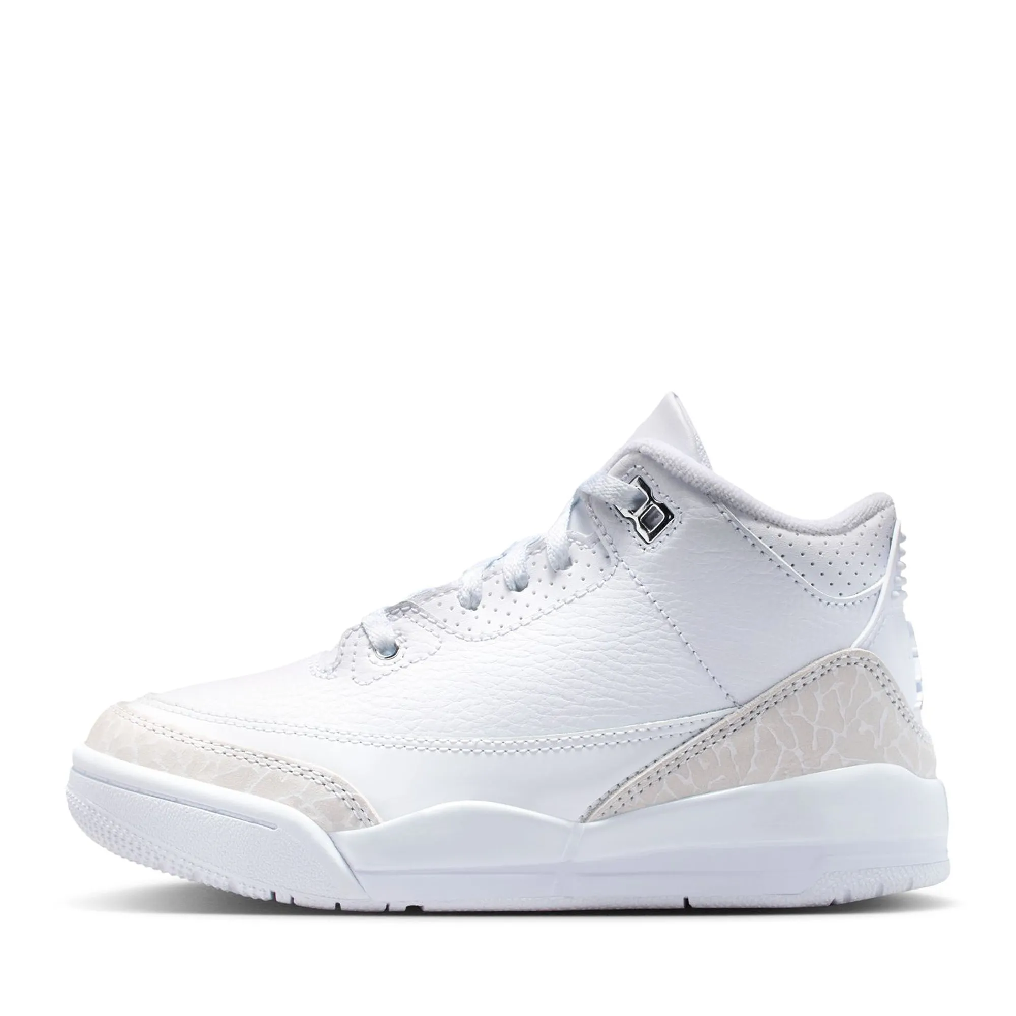 lightweight foam Jordan 3 Retro 'Pure Money' (PS) - White/Metallic Silver