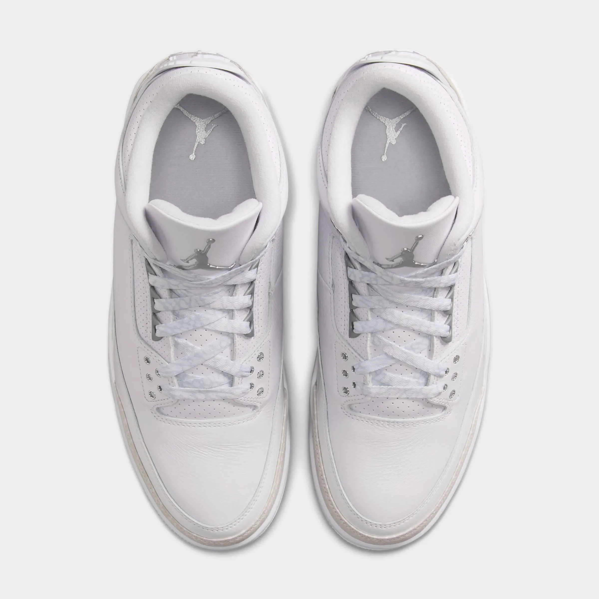 Walk in Style Off Duty Jordan 3 Retro White / Metallic Silver - White