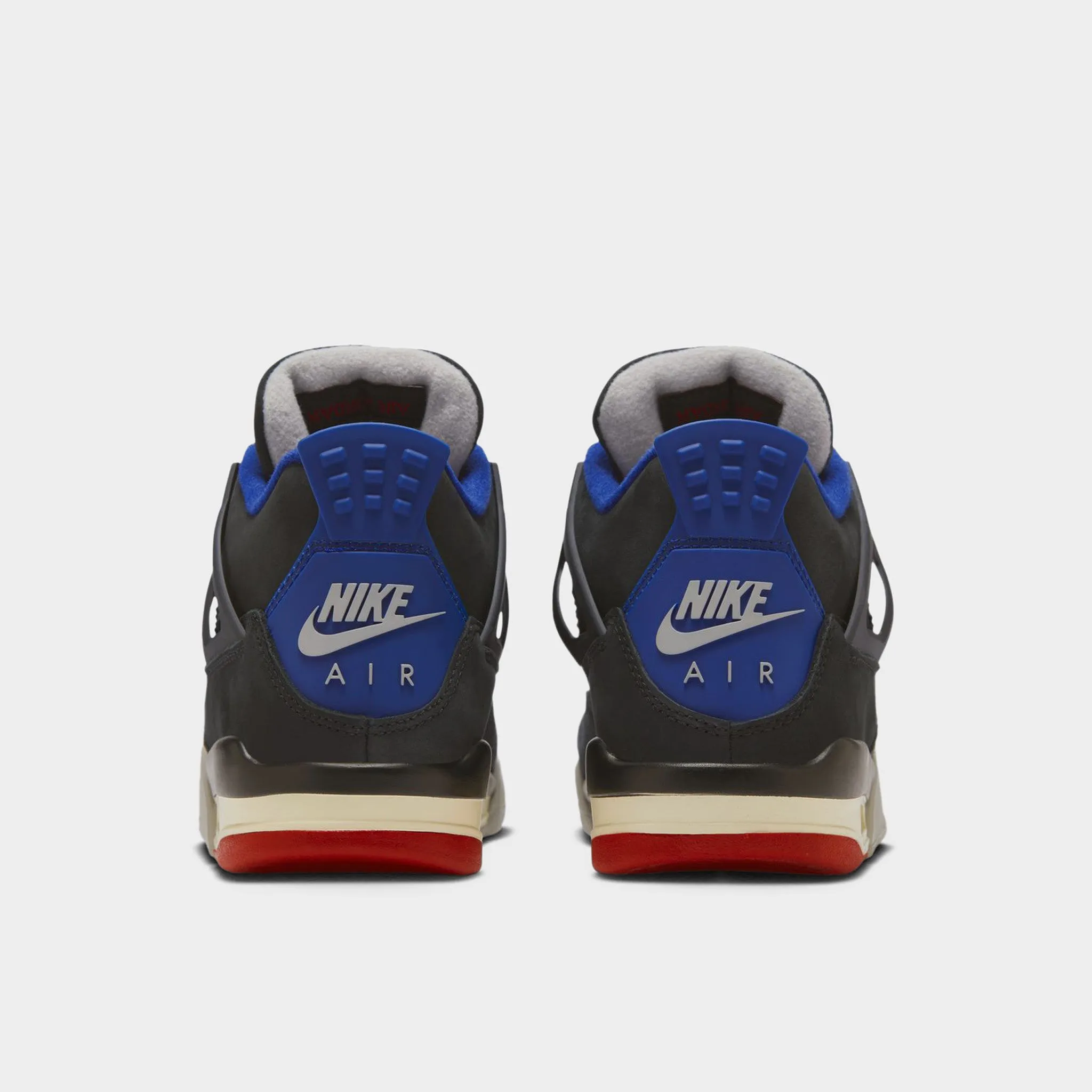 Weekend Ready Jordan 4 Retro GS Black / Fire Red - Deep Royal Blue