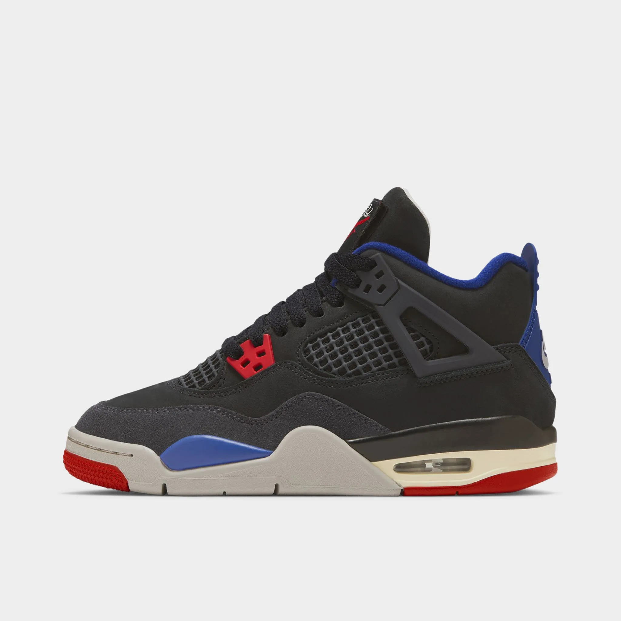 Timeless Comfort Group Hike Jordan 4 Retro GS Black / Fire Red - Deep Royal Blue