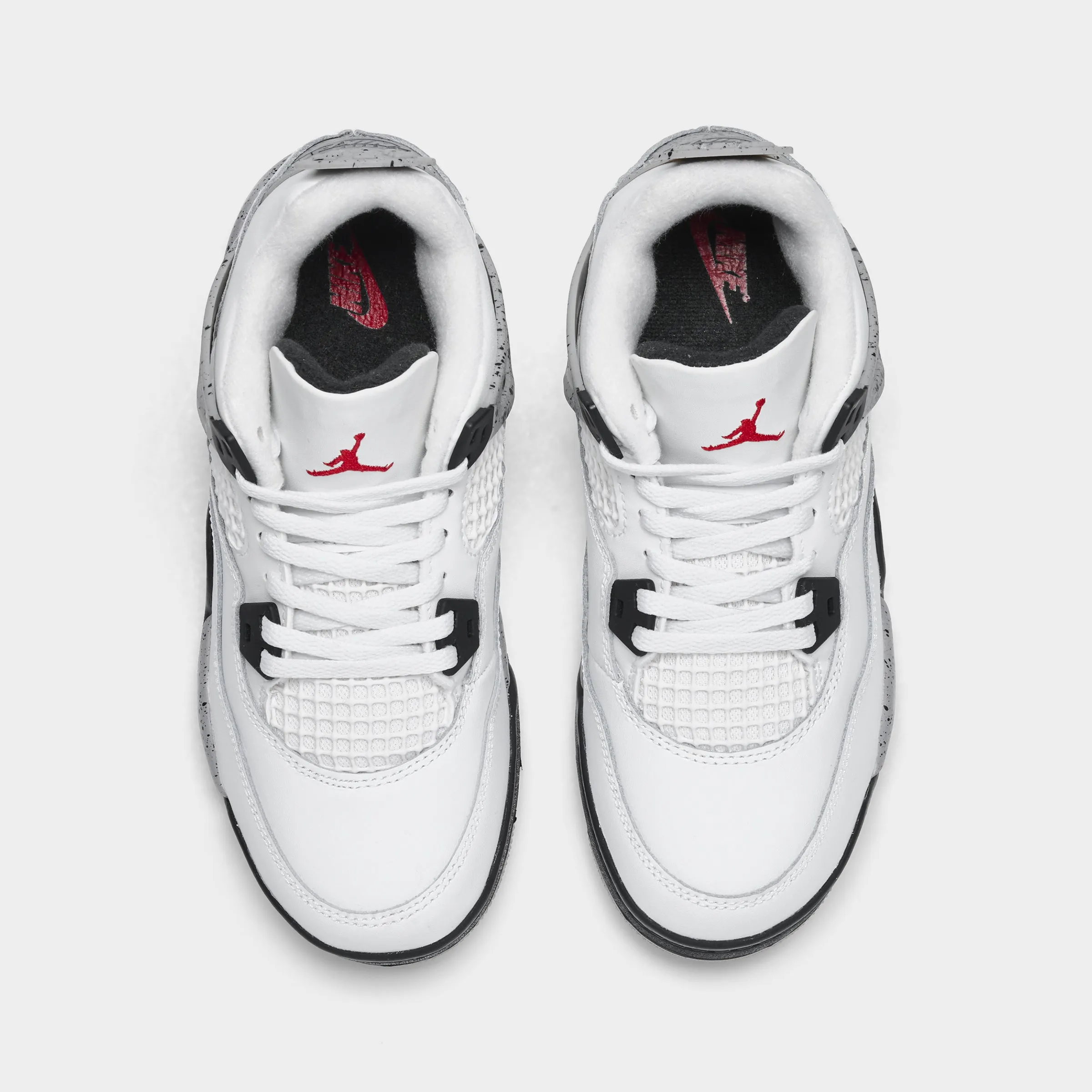 Urban Walking Coast Jog Jordan 4 Retro OG PS Summit White / Fire Red - Cement Grey