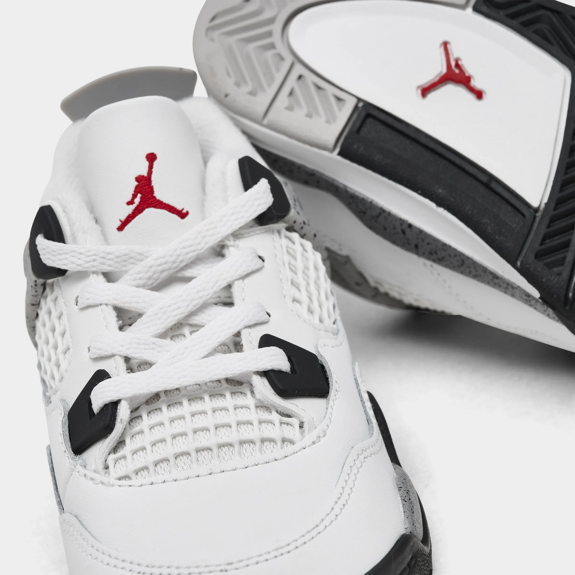 Ergonomic Design Jordan 4 Retro OG TD Summit White / Fire Red - Cement Grey