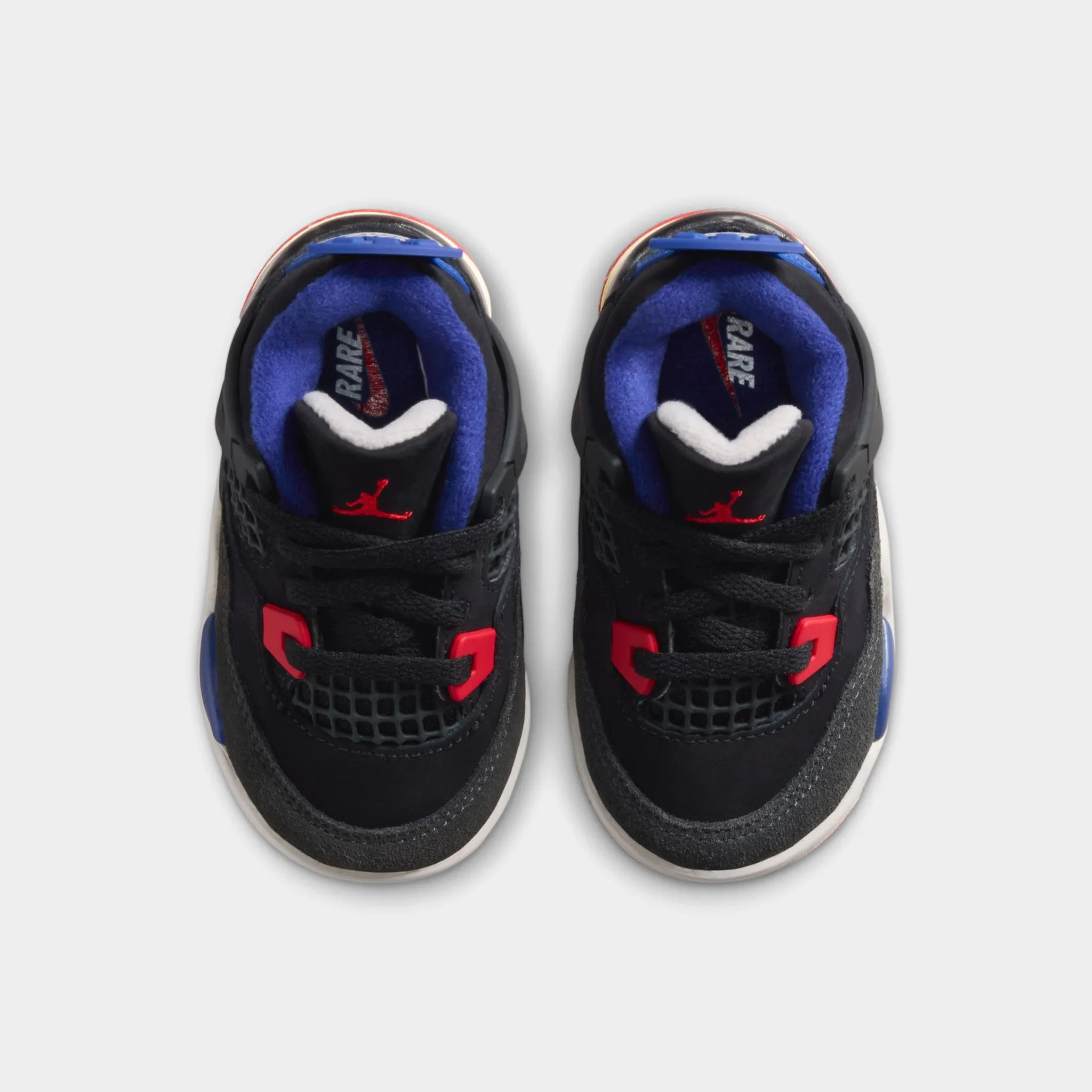 Craftsmanship Jordan 4 Retro TD Black / Fire Red - Deep Royal Blue
