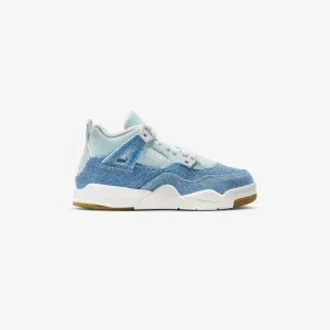 Reinforced Eyelet Durability Sustainable Manufacturing Jordan 4 Retro Tex (PS)