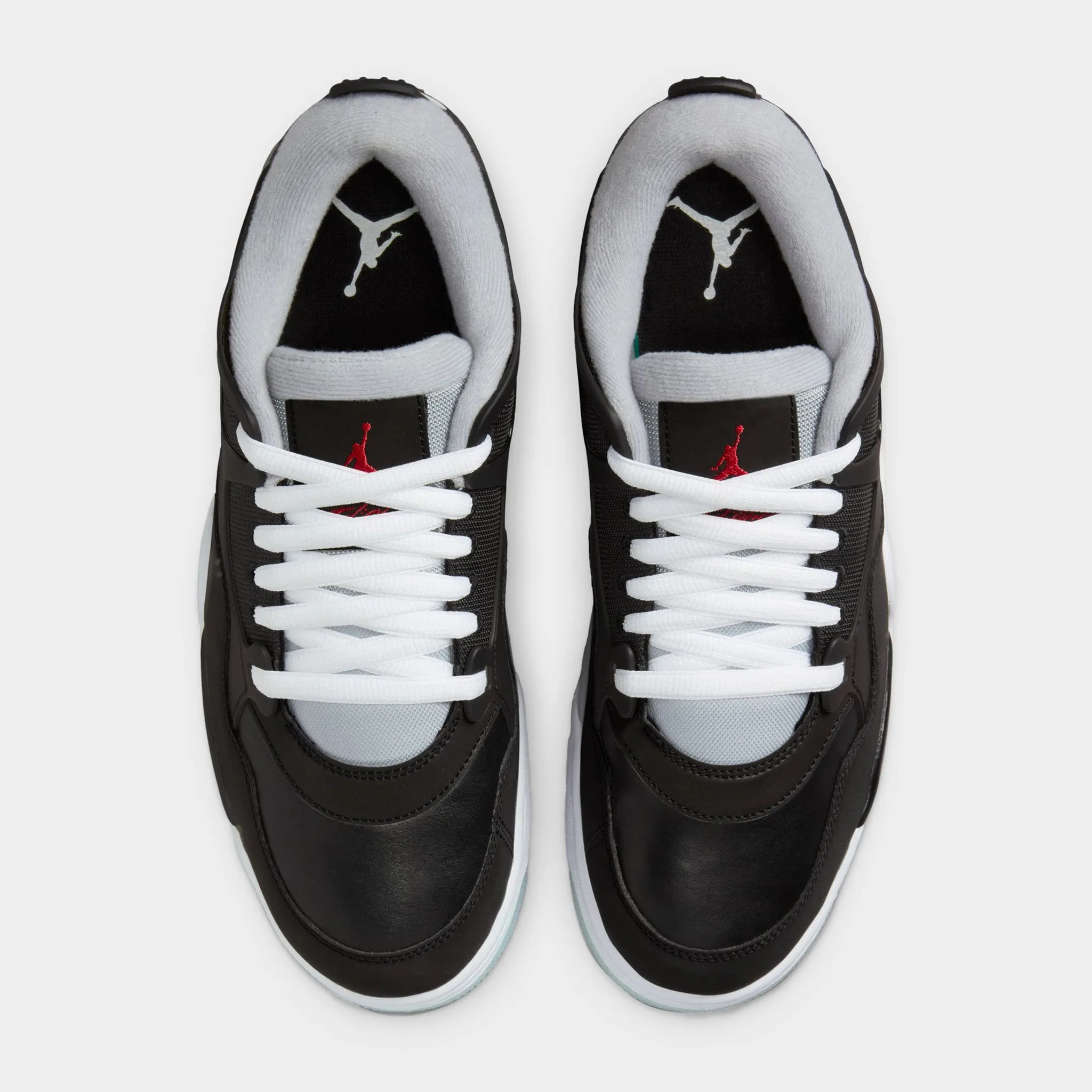 Jordan 4 RM PRM Black / Fire Red - Wolf Grey Chic Basics