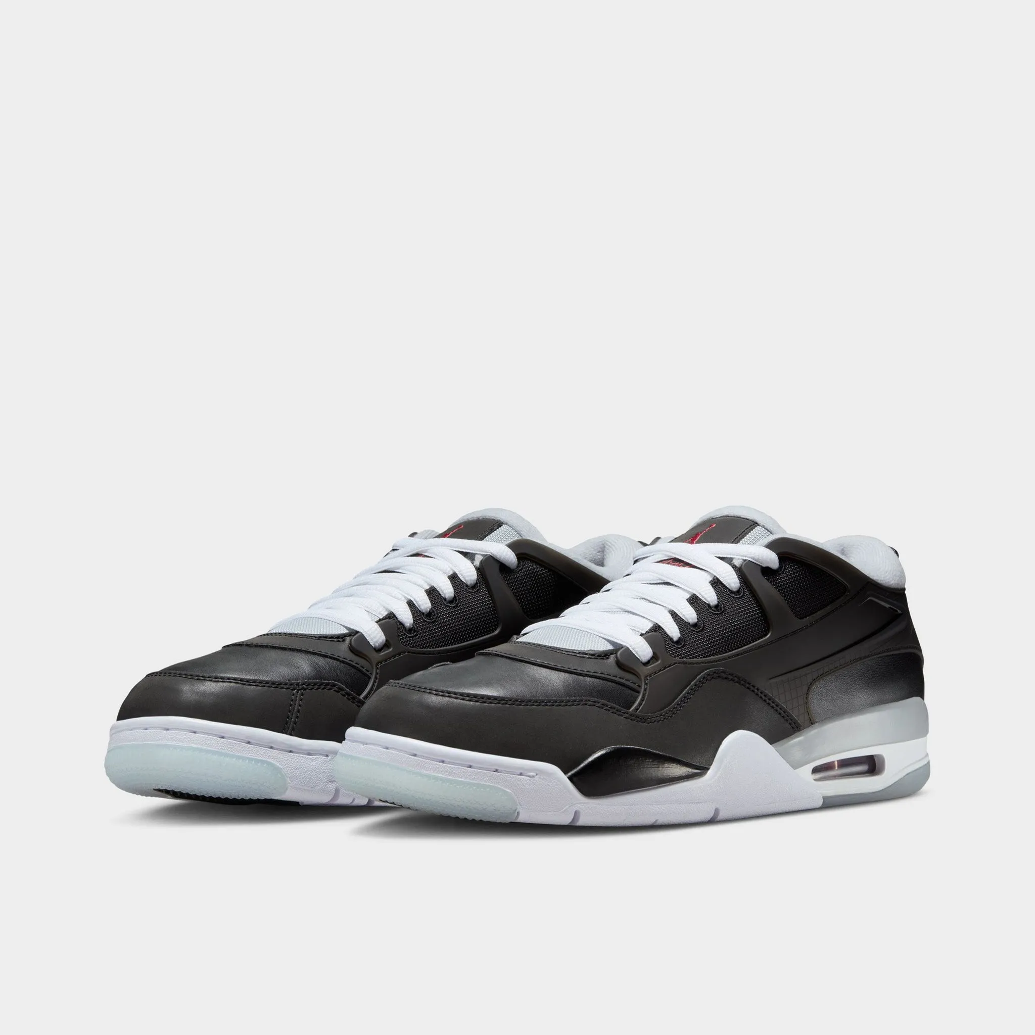 All Season Comfortable Performance Jordan 4 RM PRM Black / Fire Red - Wolf Grey