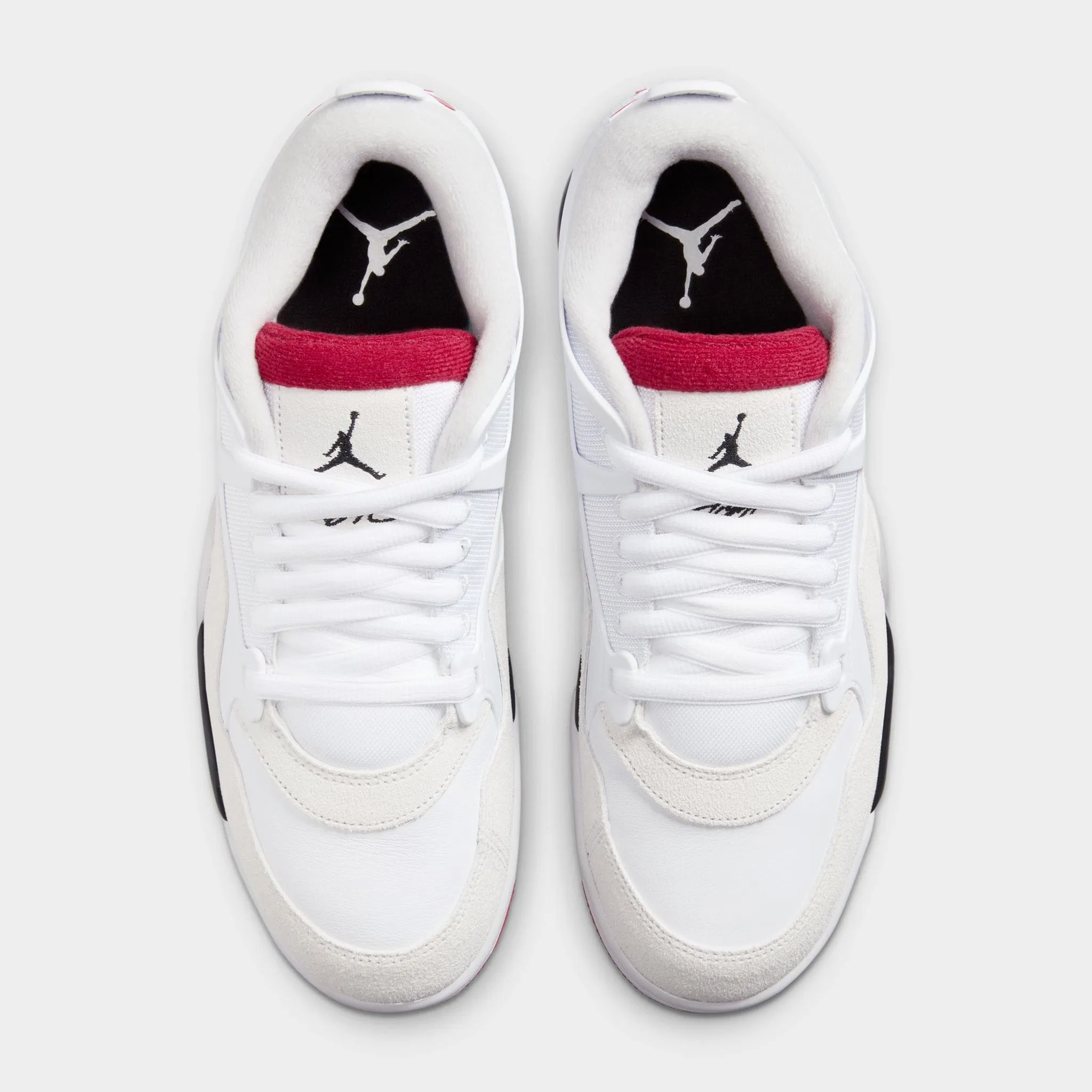 Toe Space Jordan 4 RM White / Varsity Red - Black