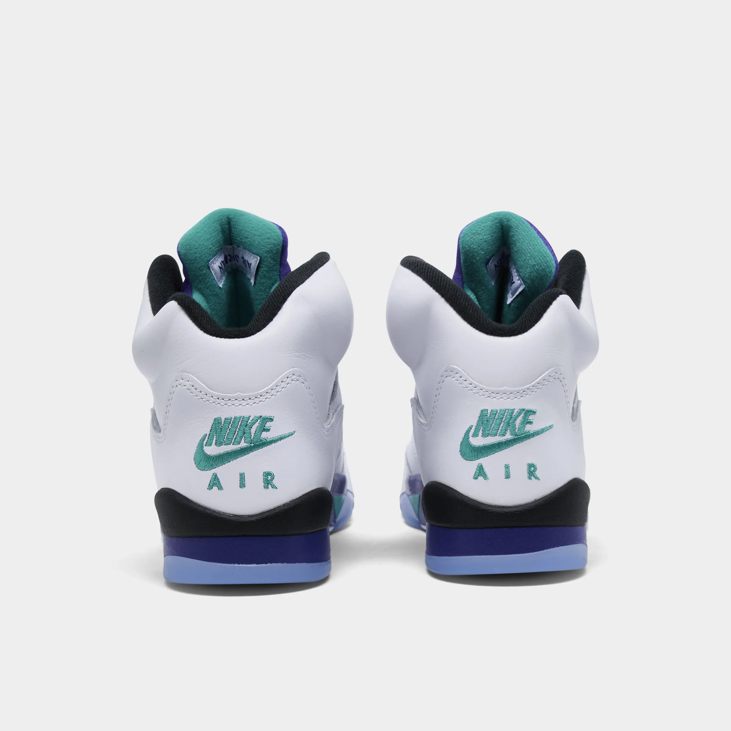 Jordan 5 Retro OG GS White / New Emerald - Grape Ice Cloud Fit Street Run