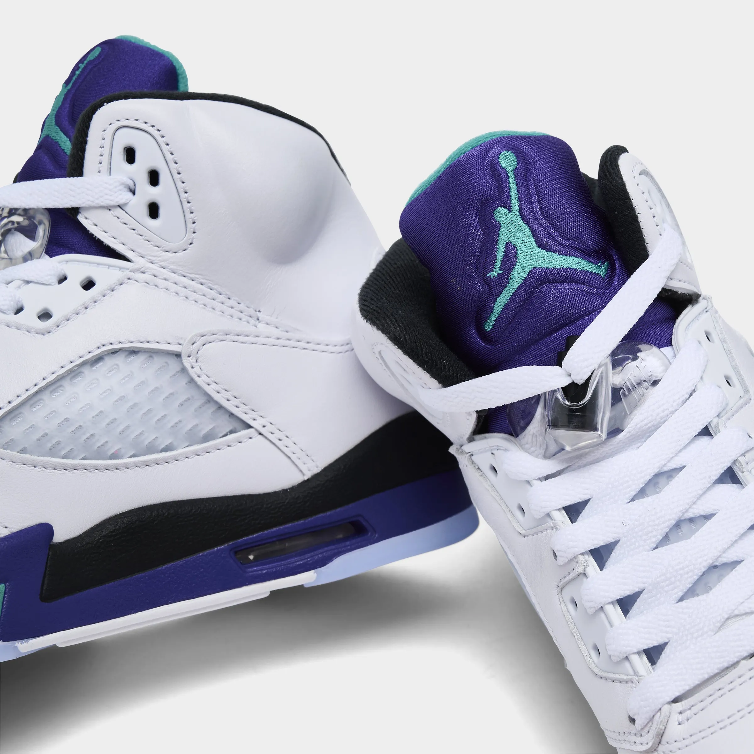 Jordan 5 Retro OG GS White / New Emerald - Grape Ice All Use