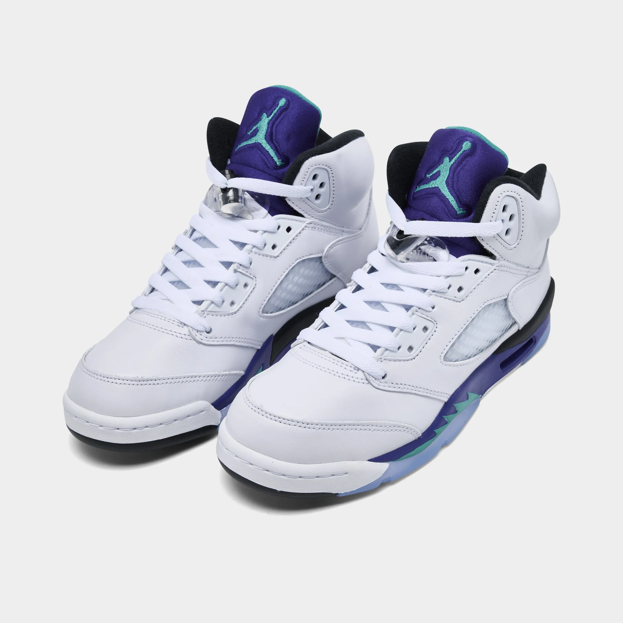 Ice Guard Jordan 5 Retro OG GS White / New Emerald - Grape Ice