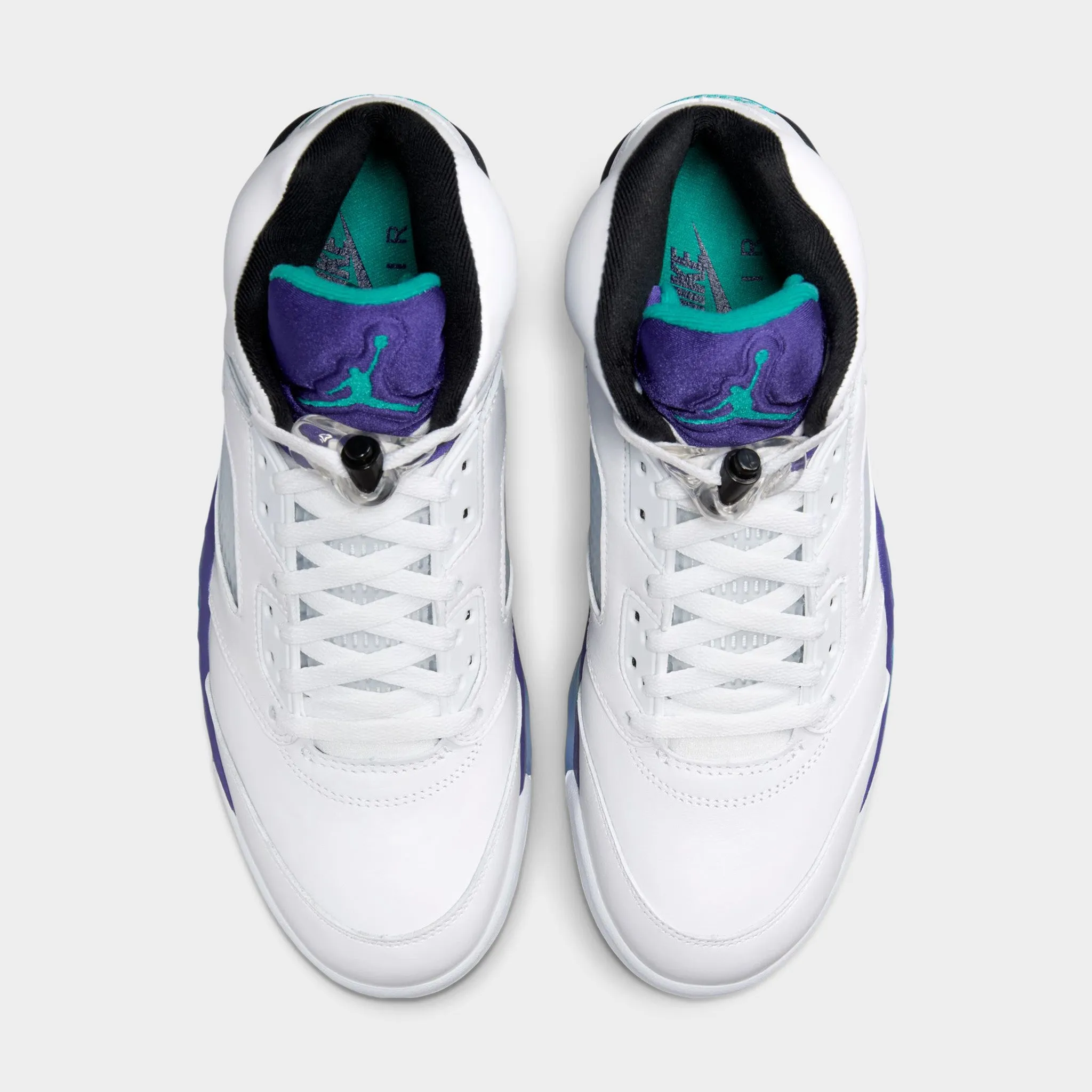 Club Night Mind Ease Jordan 5 Retro OG White / New Emerald - Grape Ice