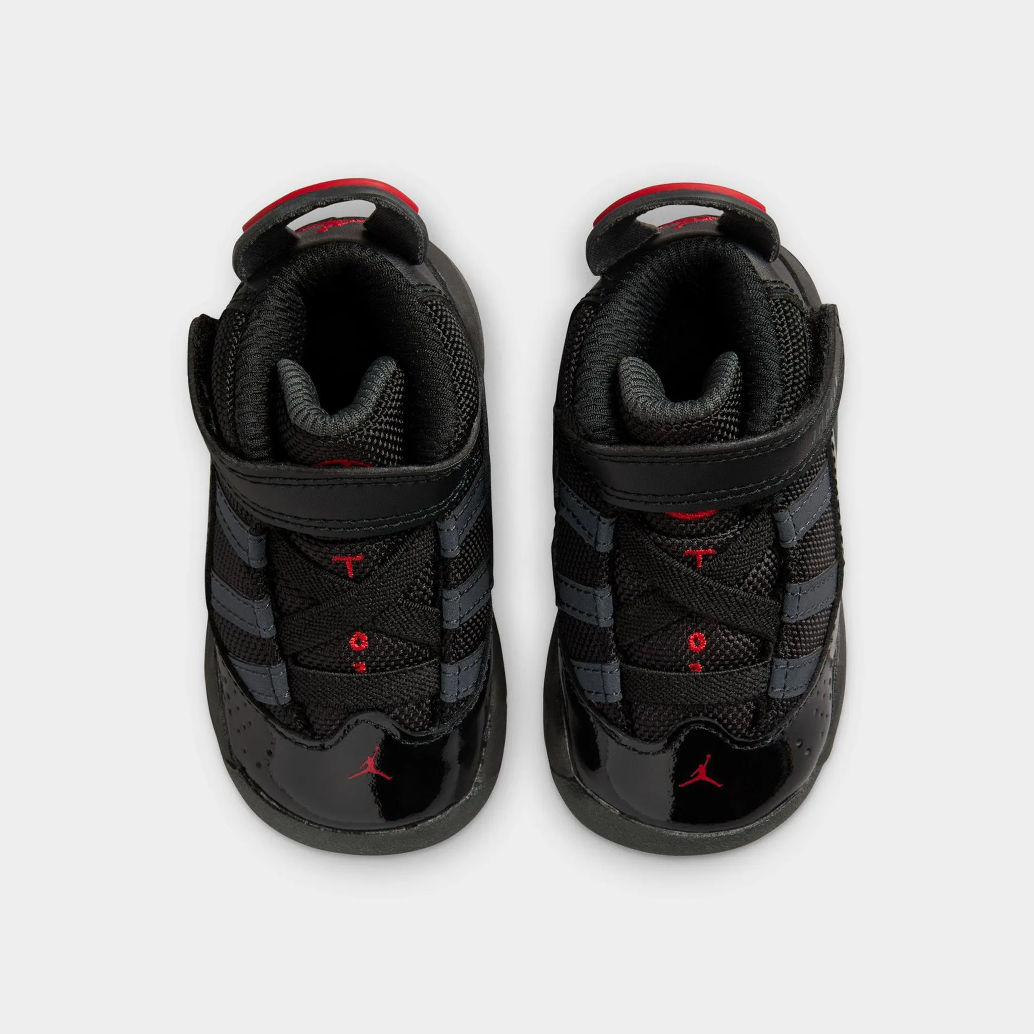 Jordan 6 Rings TD Black / Fire Red - Anthracite Arch support Kick Power