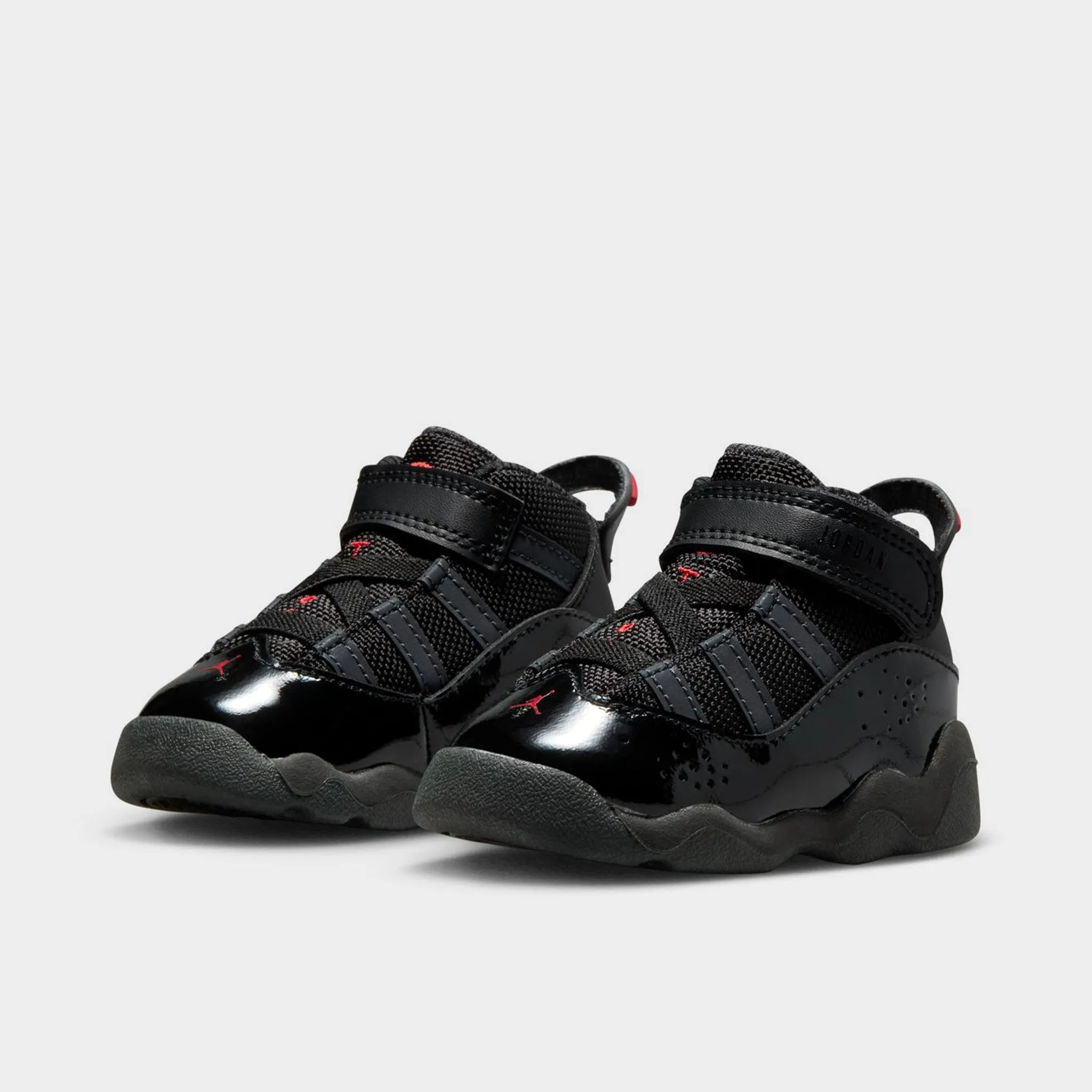 Cushioned Sole Outfit Neutral Jordan 6 Rings TD Black / Fire Red - Anthracite