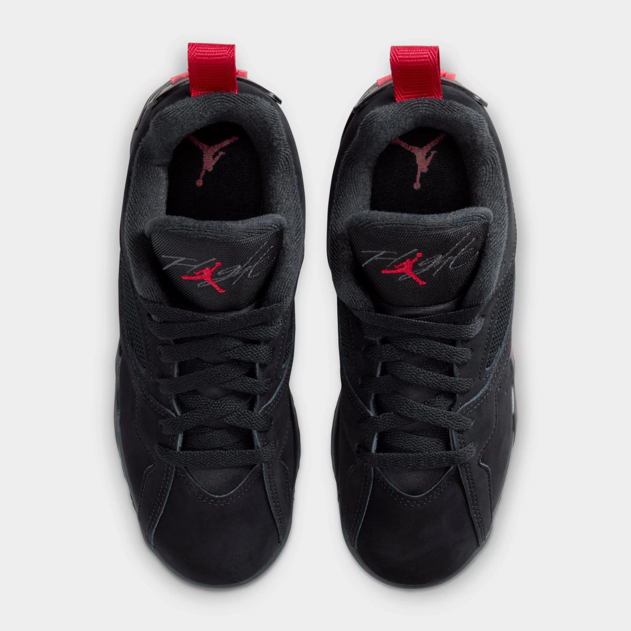 Concert Style Modern Casual Jordan 7 RM GS Black / Gym red - Anthracite