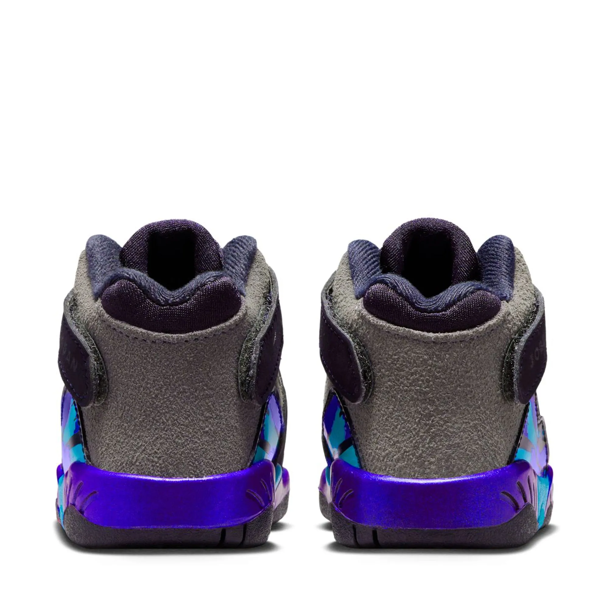 Stand Long Lightweight Build Jordan 8 Retro 'Aqua' (TD) - Black/Multi